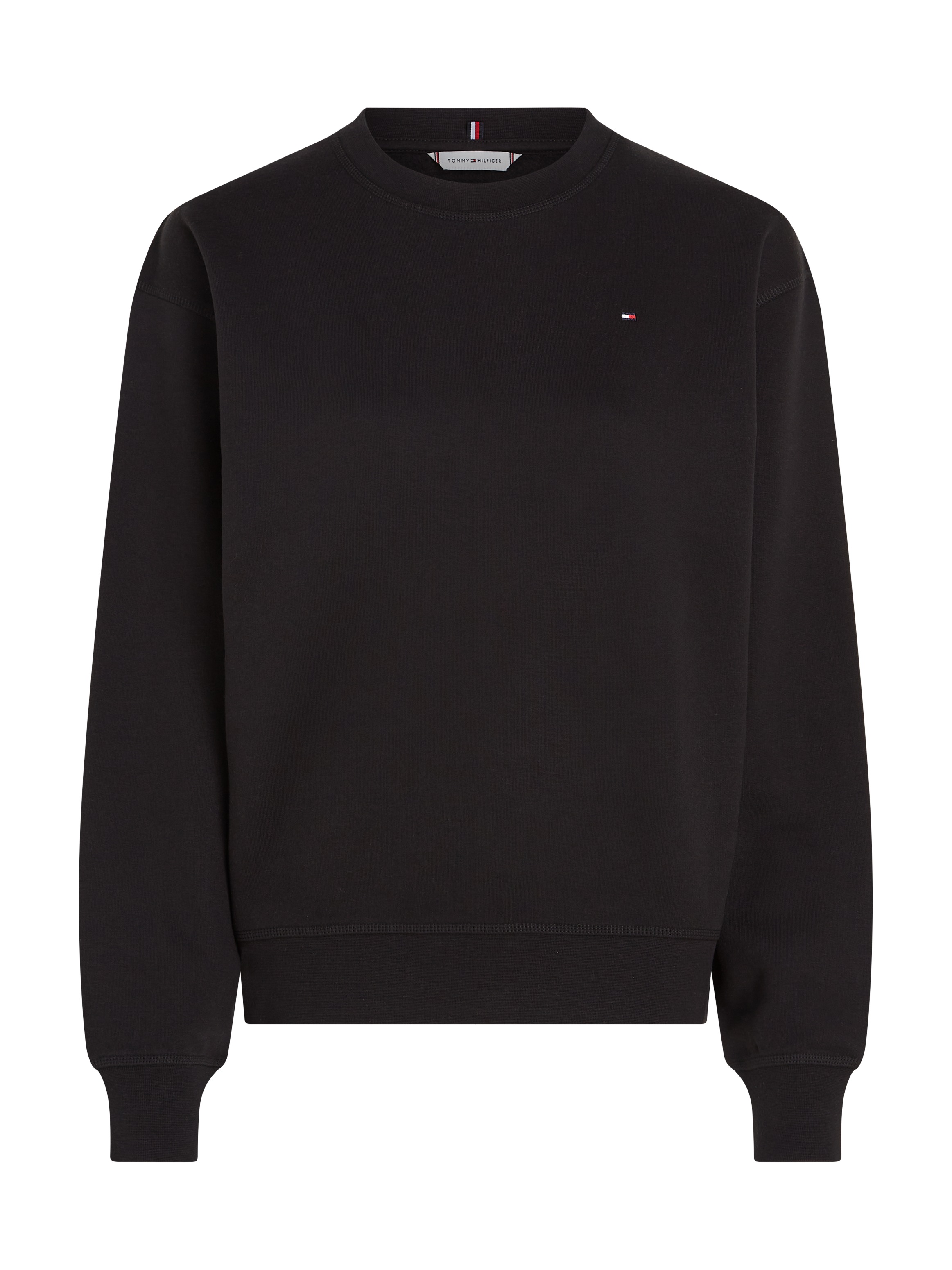 Tommy Hilfiger Sweatshirt »REG FLAG ON CHEST SWTSHRT«, mit Logo-Stickerei