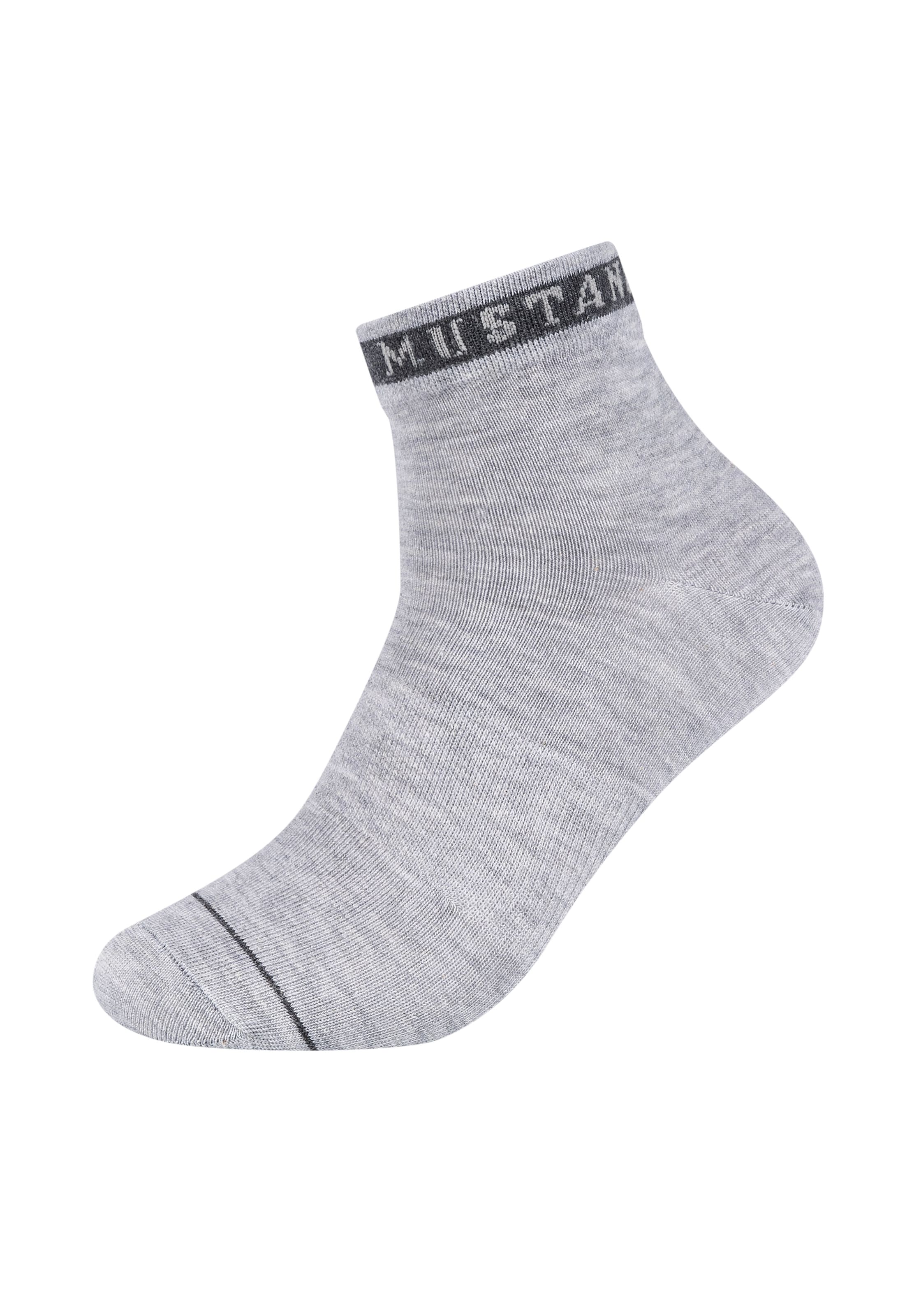 MUSTANG Socken »casual« 6 Paar tlg. mit hohem Baumwollanteil