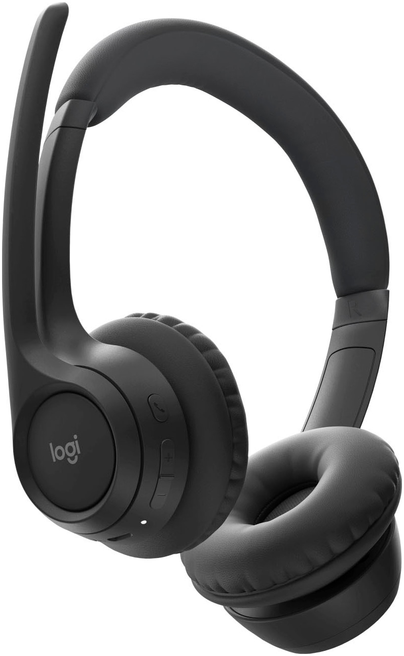 Logitech Bluetooth-Kopfhörer »Zone 305 (Teams-Version)«, Bluetooth-A2DP Bluetooth-AVRCP Bluetooth, Stummschaltung-integrierte Steuerung für Anrufe und Musik