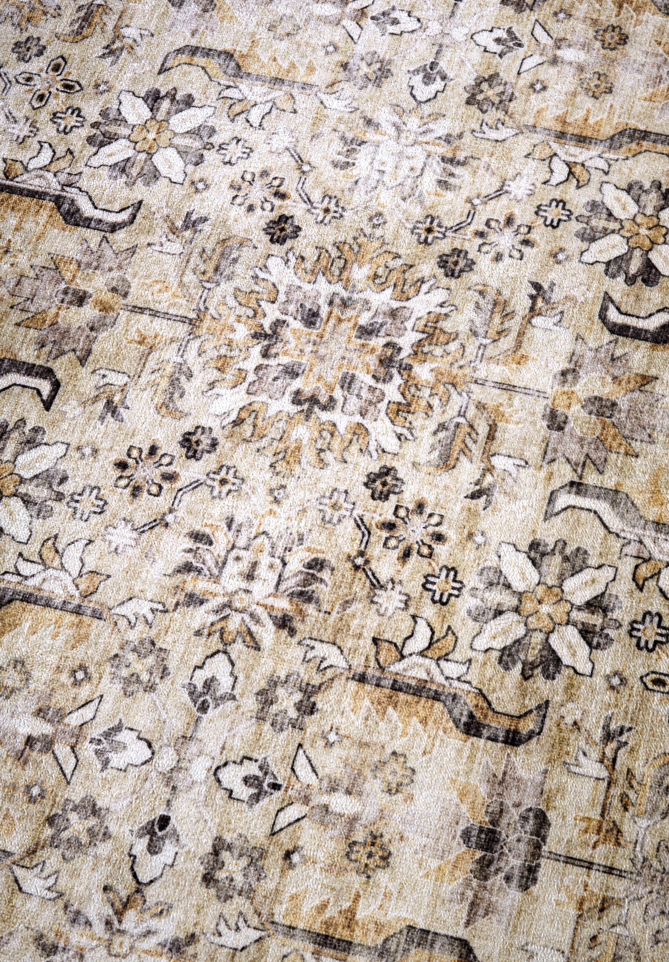 ELLE DECORATION Teppich »Saveh«, rechteckig, 5 mm Höhe, Kurzflor, Anti Rutsch, Vintage, Klassisch, Wohnzimmer, Flur