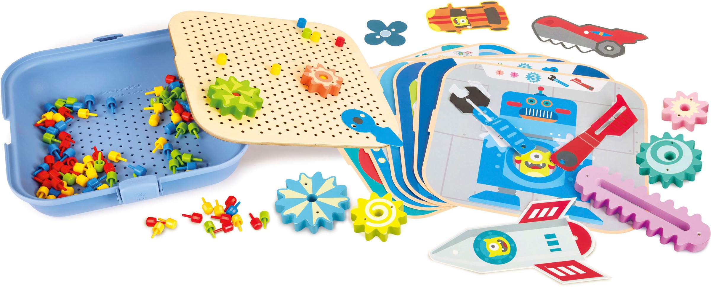 Hape Lernspielzeug »Zahnrad Experimentier-Spielset«