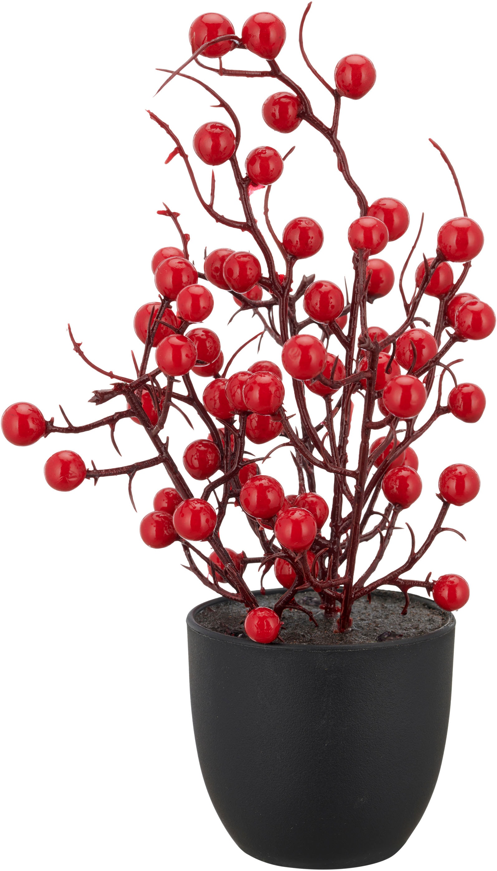 Creativ green Winterliche Kunstpflanze »Beerenbäumchen« in niedlicher Größe