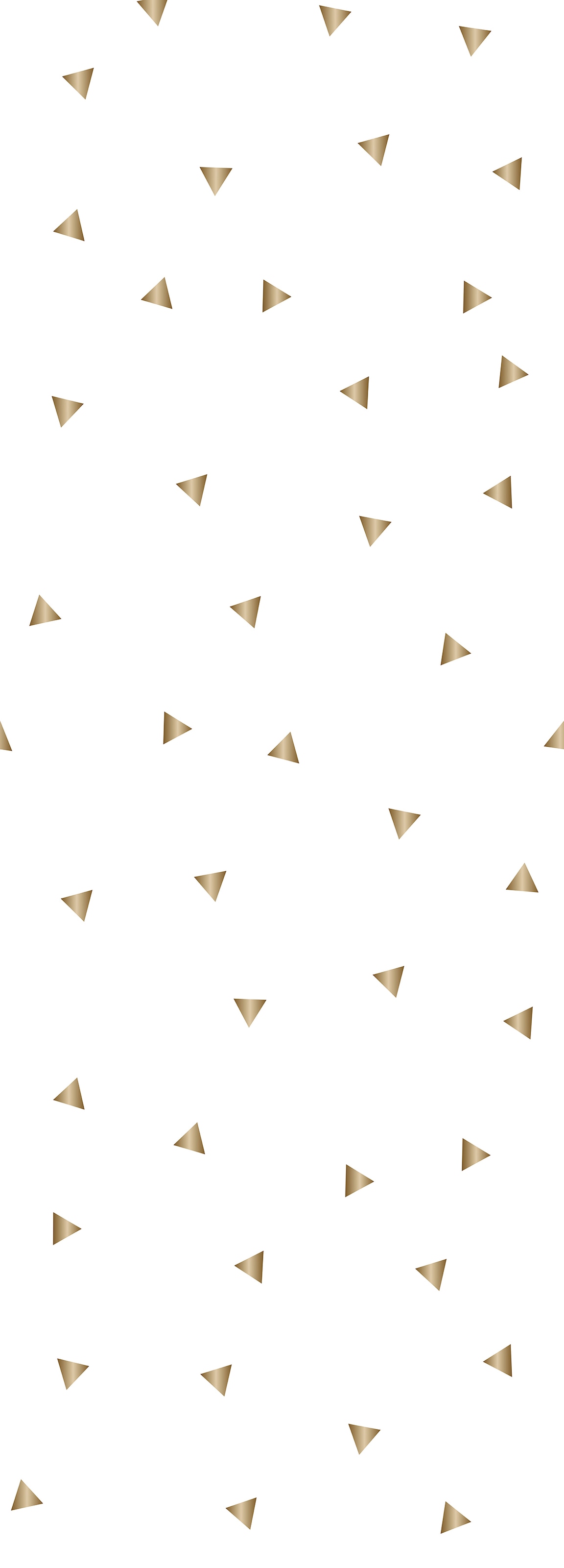 queence Vinyltapete »Dreiecke-Gold« glatt 90x250cm, selbstklebend, kinderle günstig online kaufen