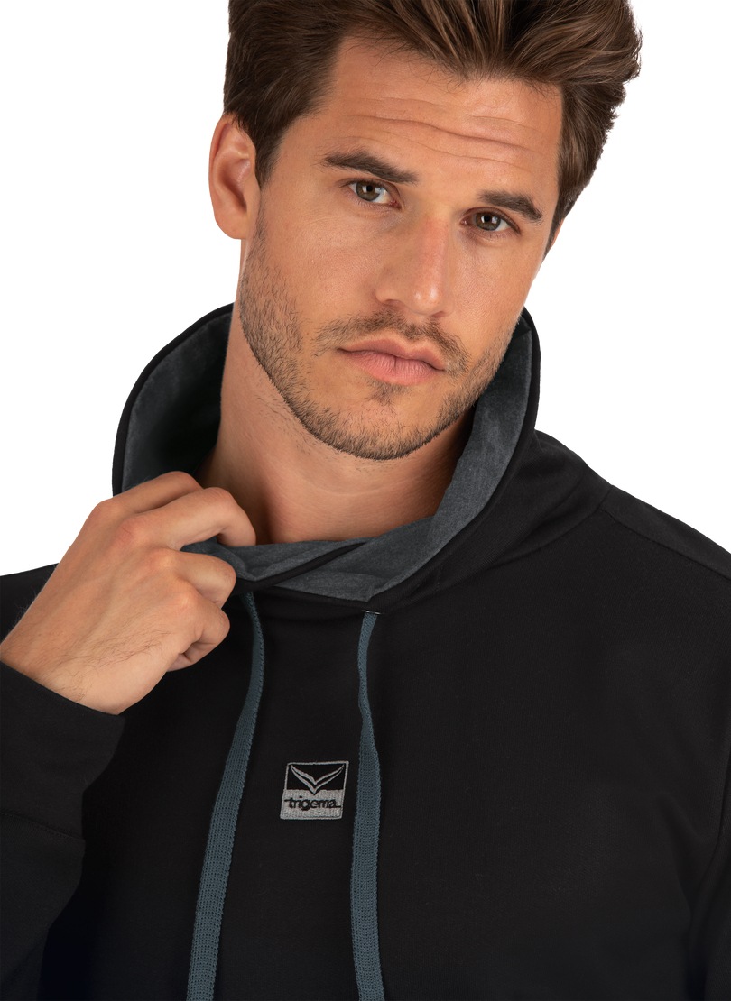 Trigema Sweatshirt »TRIGEMA Sweatshirt mit Schalkragen«