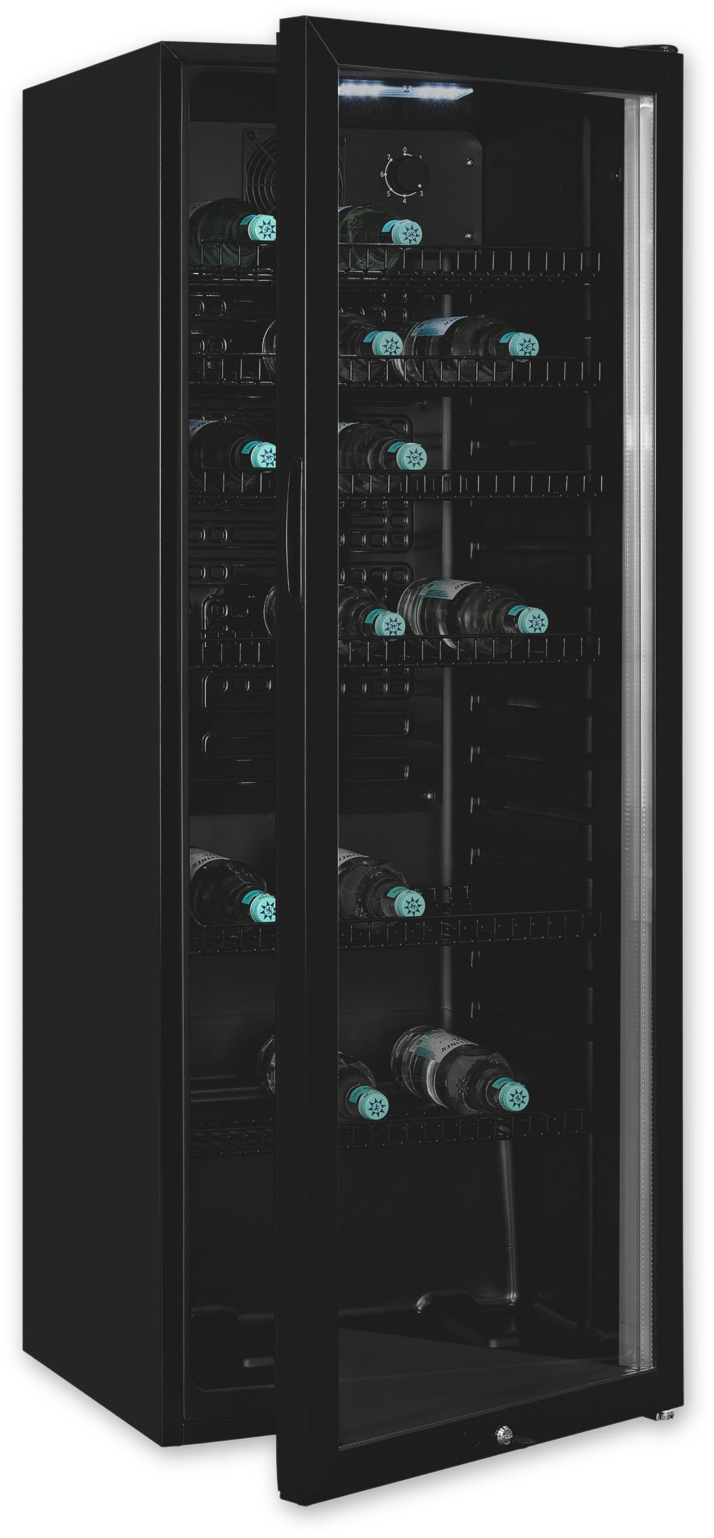exquisit Getränkekühlschrank »GKS240-GT-160C schwarz« 140 cm hoch 54 cm bre günstig online kaufen