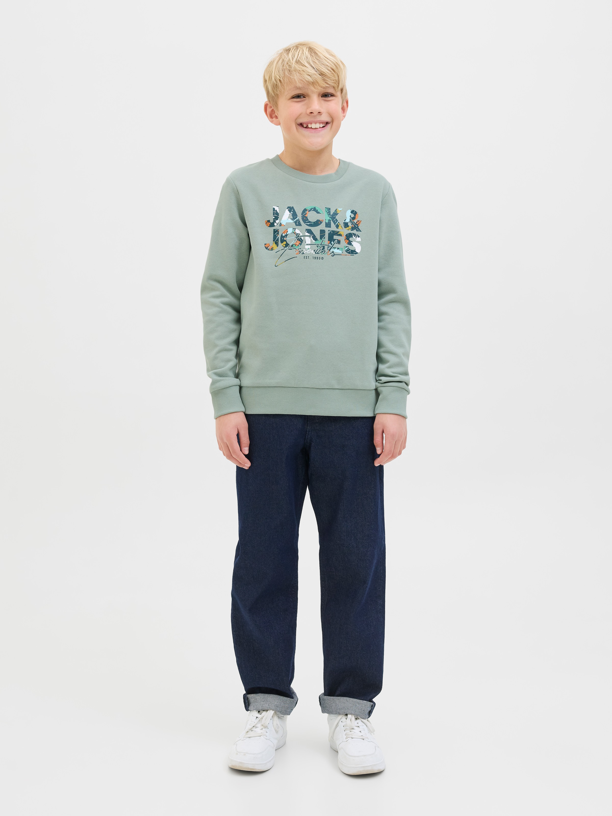 Jack & Jones Junior Sweatshirt »JJGEPLAS SWEAT CREW NECK JNR«