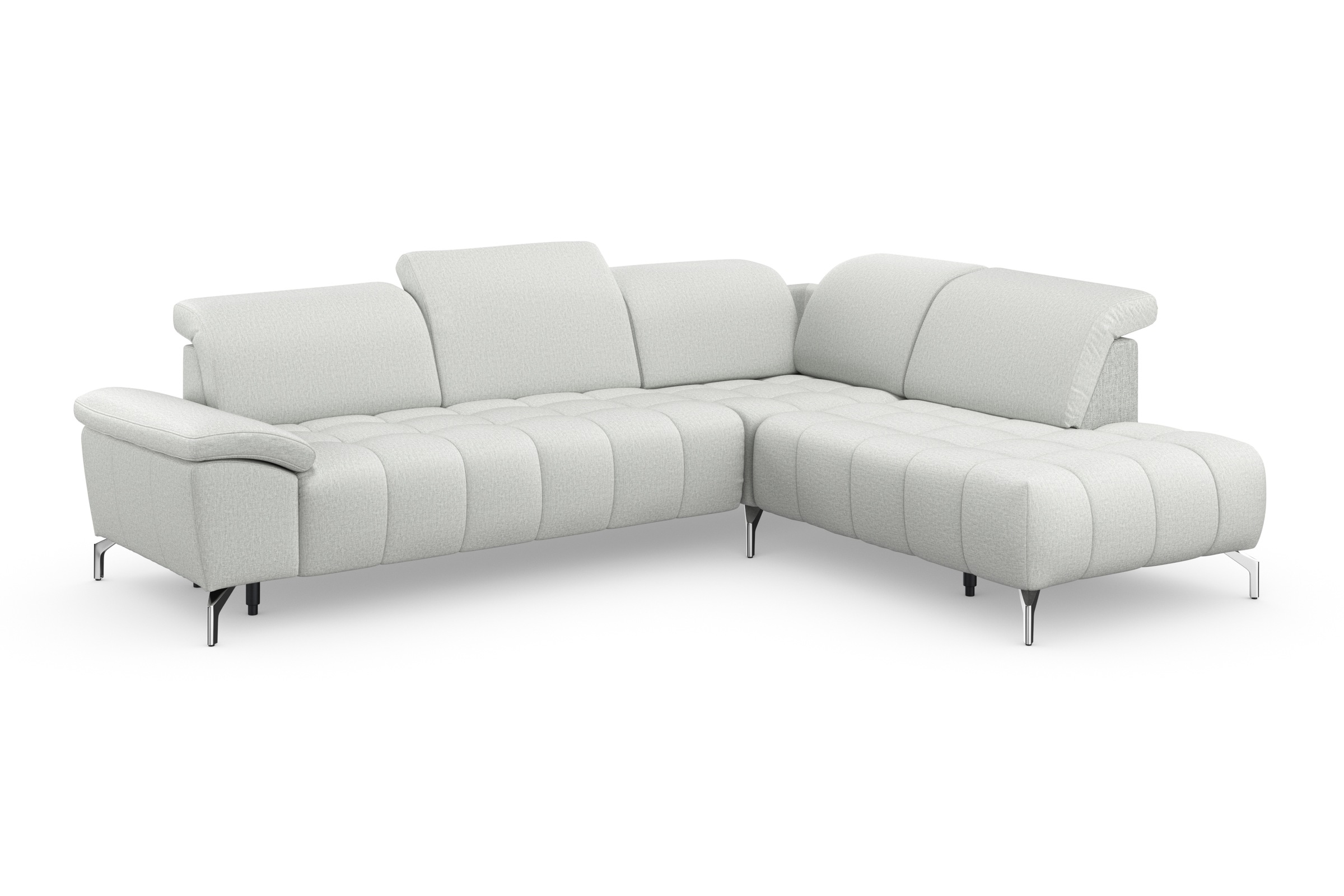 sit&more Ecksofa »Cool L-Form«, wahlweise mit Kopfteilverstellung und Vorziehsitz, motorisch
