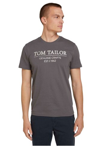 TOM TAILOR Rundhalsshirt, mit großem Logofrontprint kaufen TOM TAILOR Rundhalsshirt, mit großem Logofrontprint kaufen