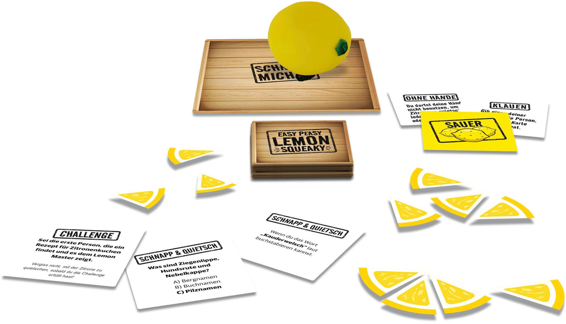 HUCH! Spiel »Easy peasy lemon squeaky«