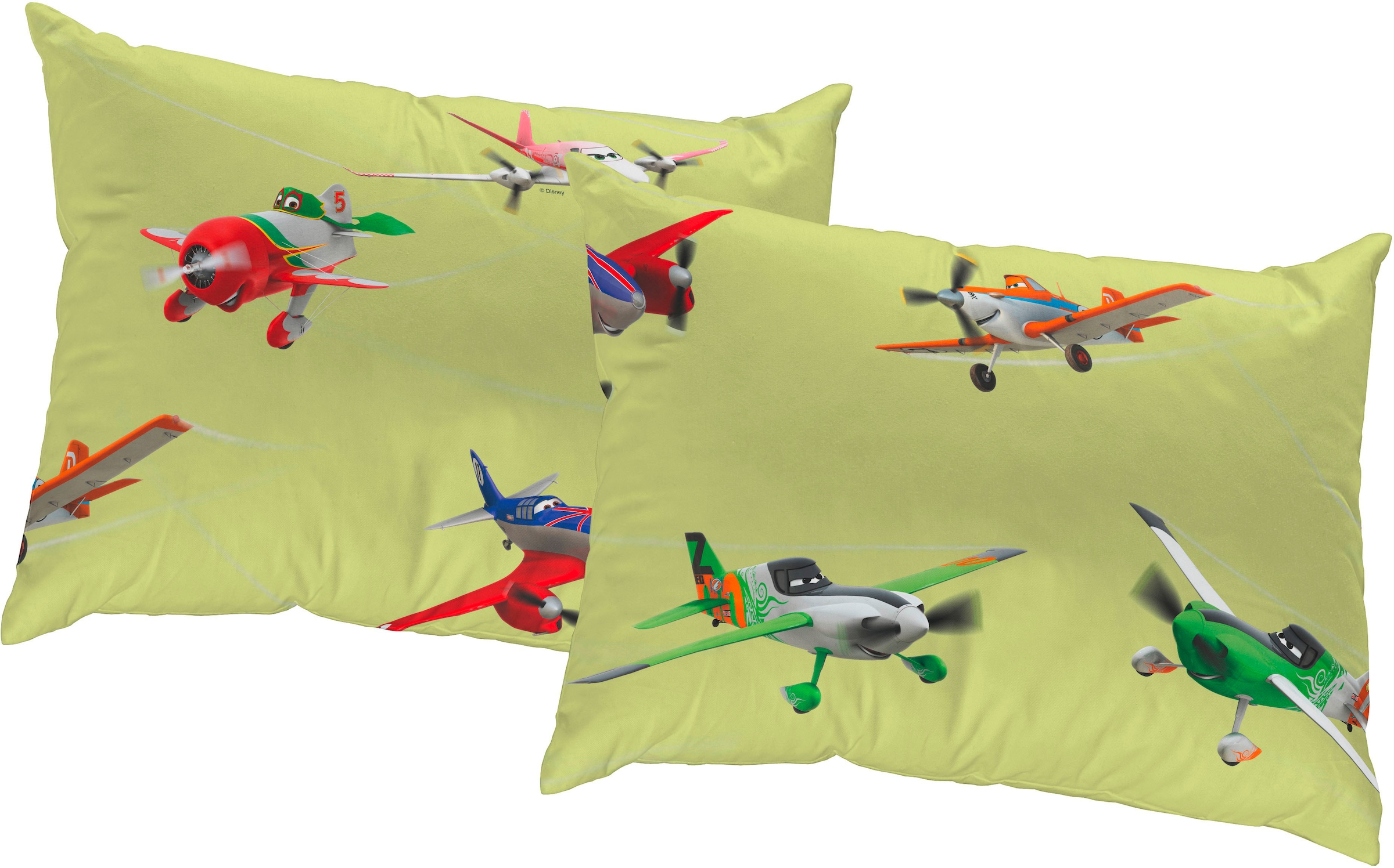 Wirth Dekokissen »Planes Action«, Disney, Kissenhülle ohne Füllung, 2 Stück