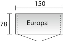 Biohort Gerätehaus »Europa Gr. 1«, Metall