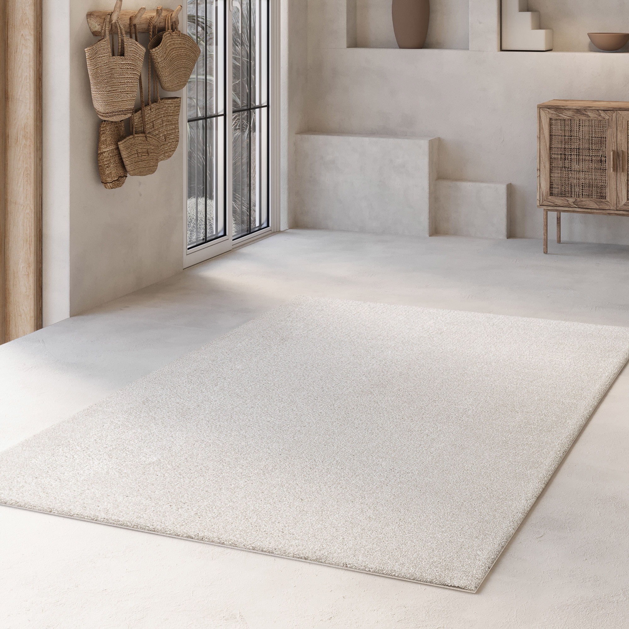 Wecon home Basics Hochflor-Teppich »Nova, auch als Läufer, auch quadratisch günstig online kaufen