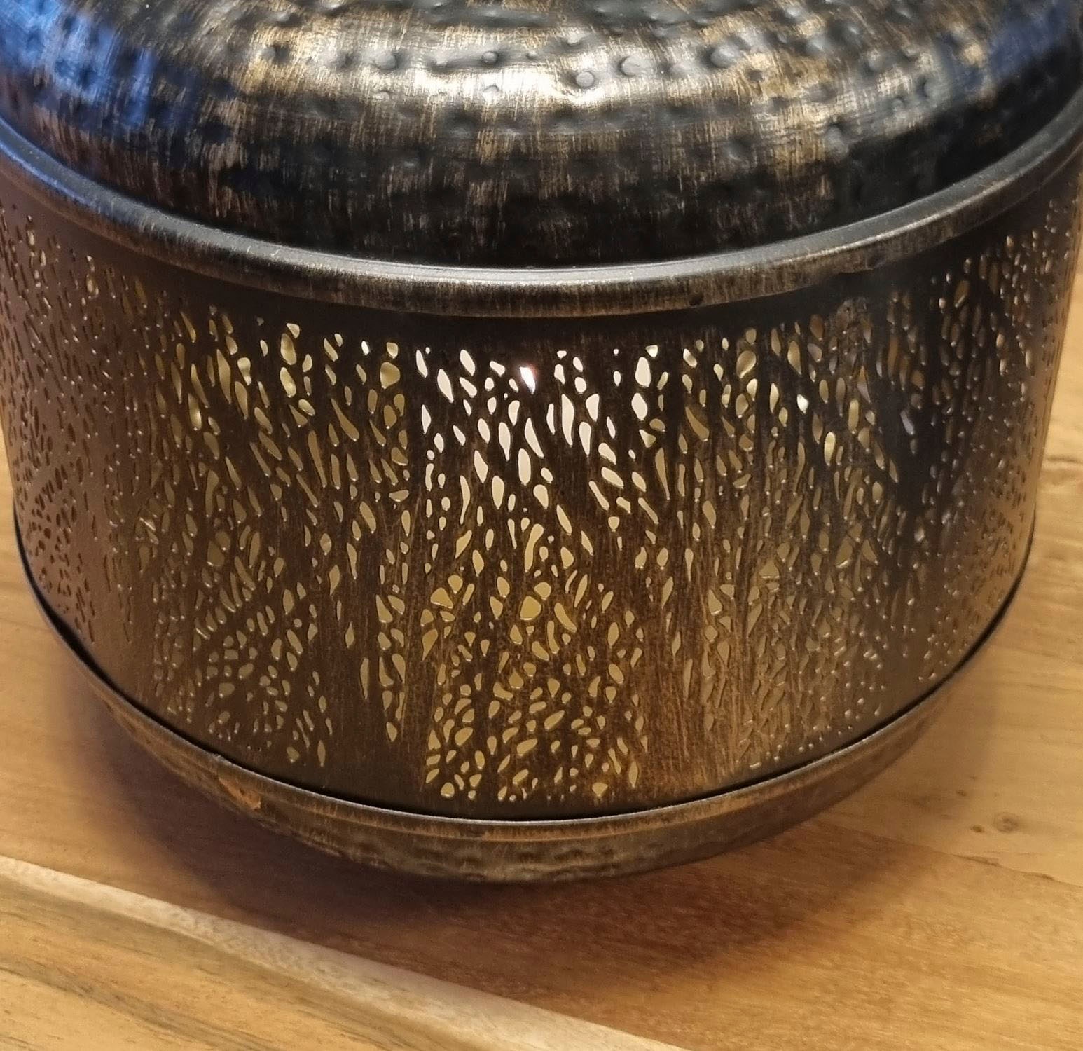 Ambiente Haus Kerzenlaterne »Laterne Walddesign mit Griff - (H) 42 cm«