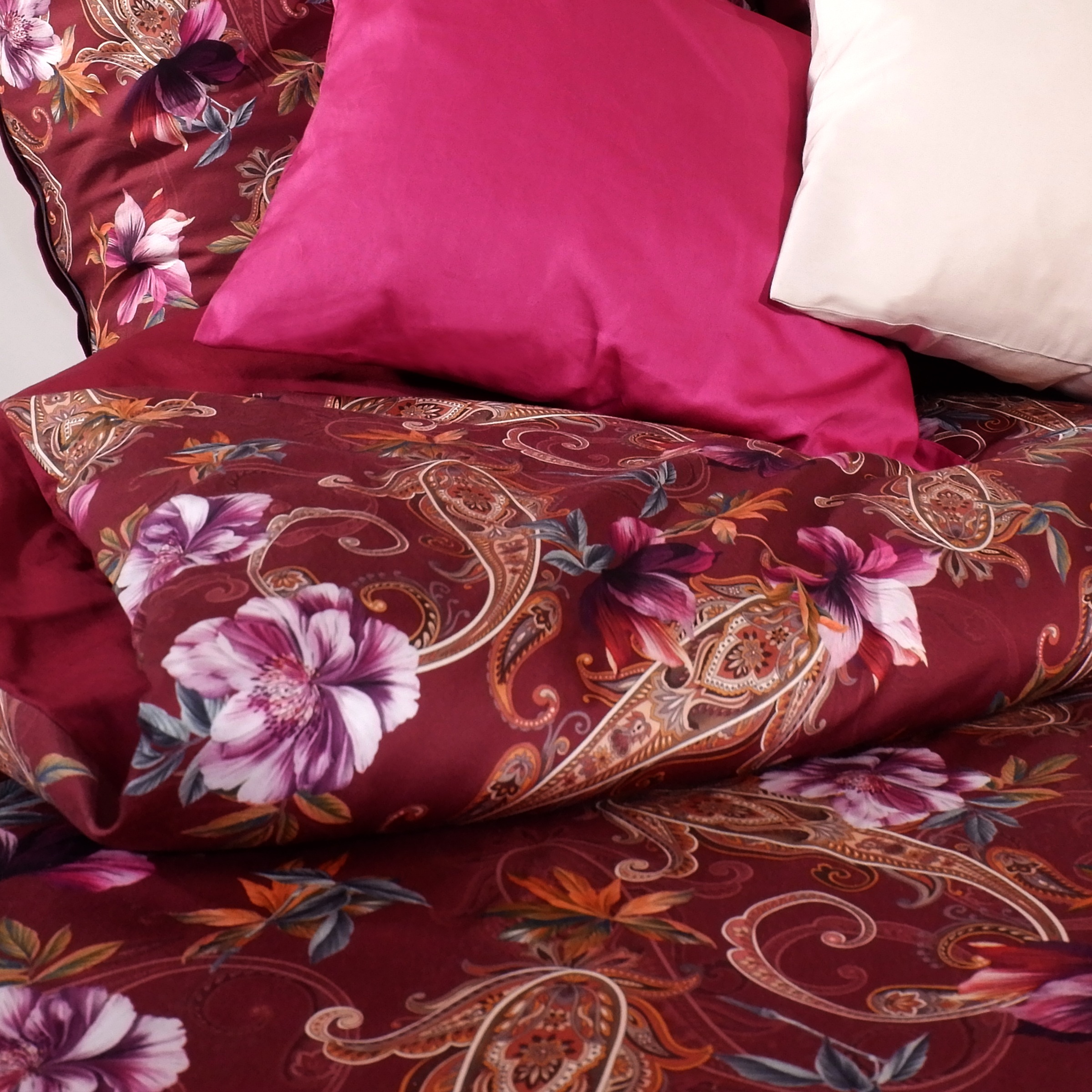 fleuresse Wendebettwäsche »Bed Art S«, Mako Satin 100% Baumwolle mit Reißverschluss
