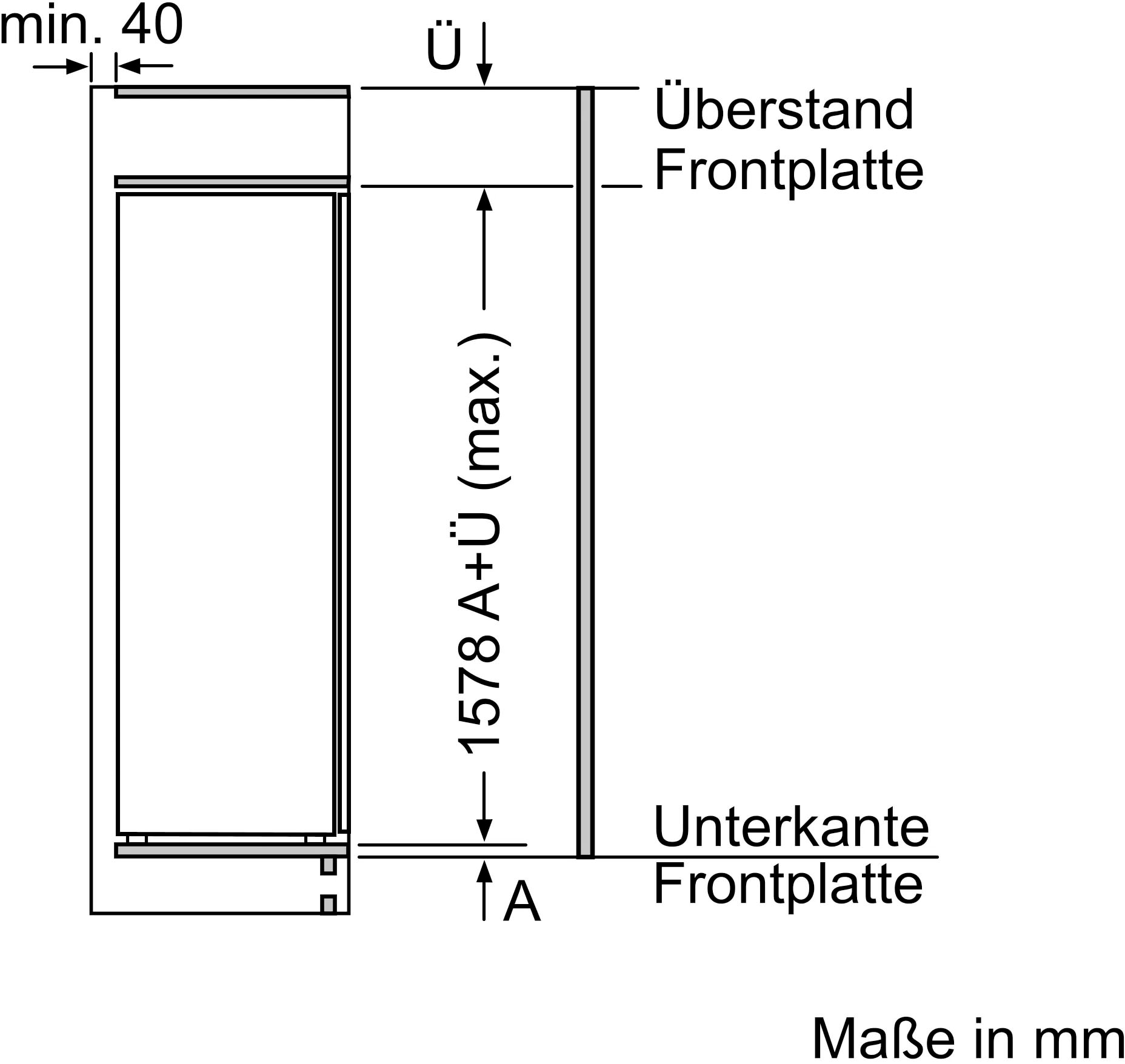 SIEMENS Einbaukühlschrank »KI72LADE0«, KI72LADE0, 157,7 cm hoch, 55,8 cm breit