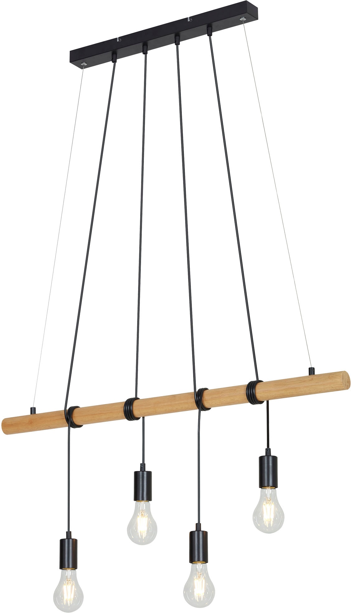Briloner Leuchten Pendelleuchte, für Leuchtmittel 4 x E27, 