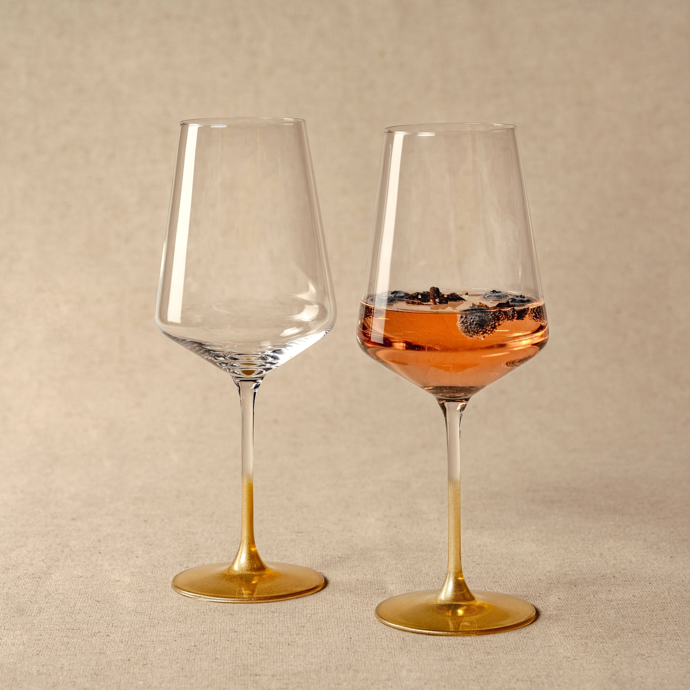 LEONARDO Weinglas »PUCCINI, goldfarben« 2er Set, 560ml