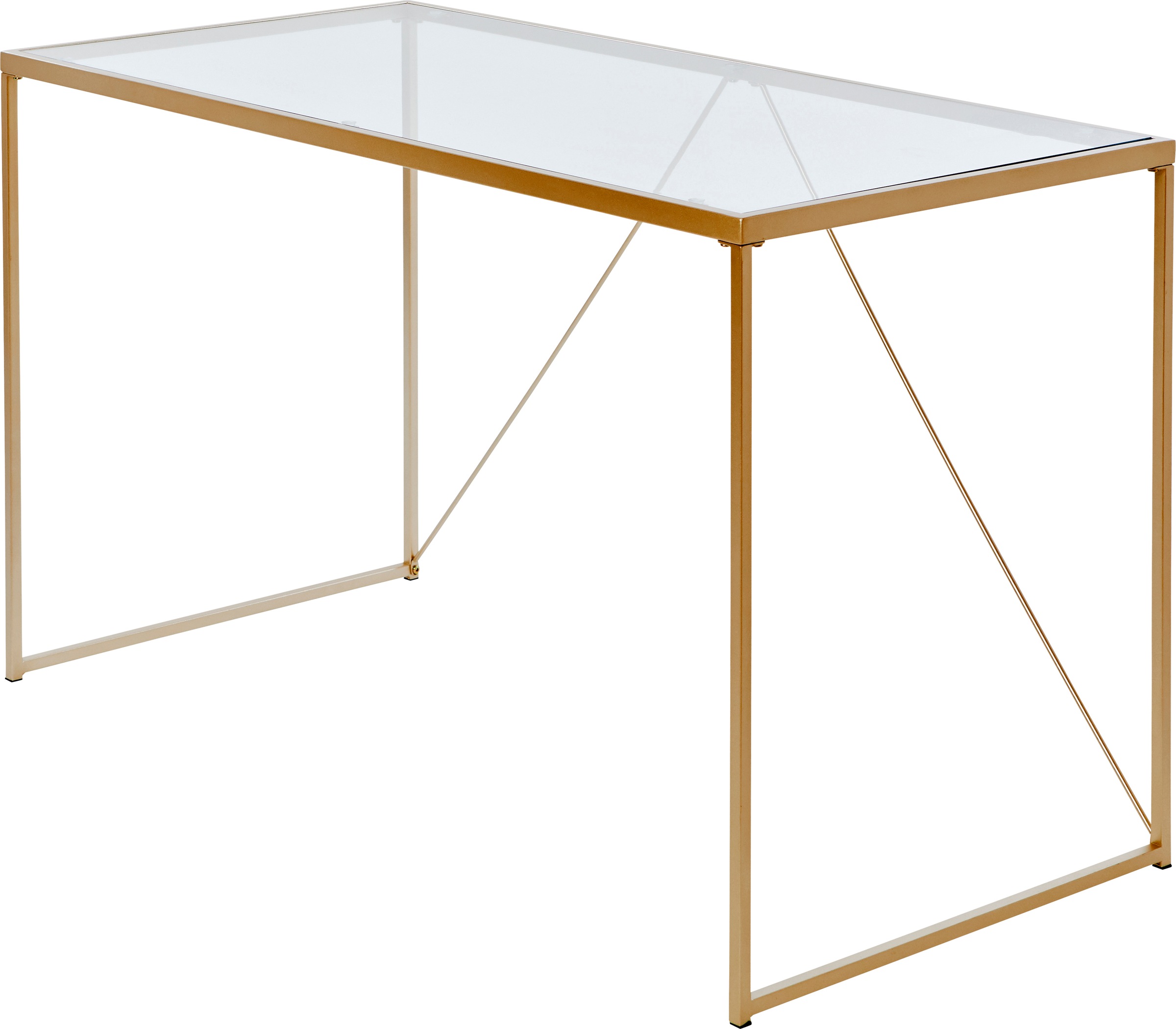 Jahnke Schreibtisch "GLAM DESK", (1 St.), Sicherheitsglas günstig online kaufen