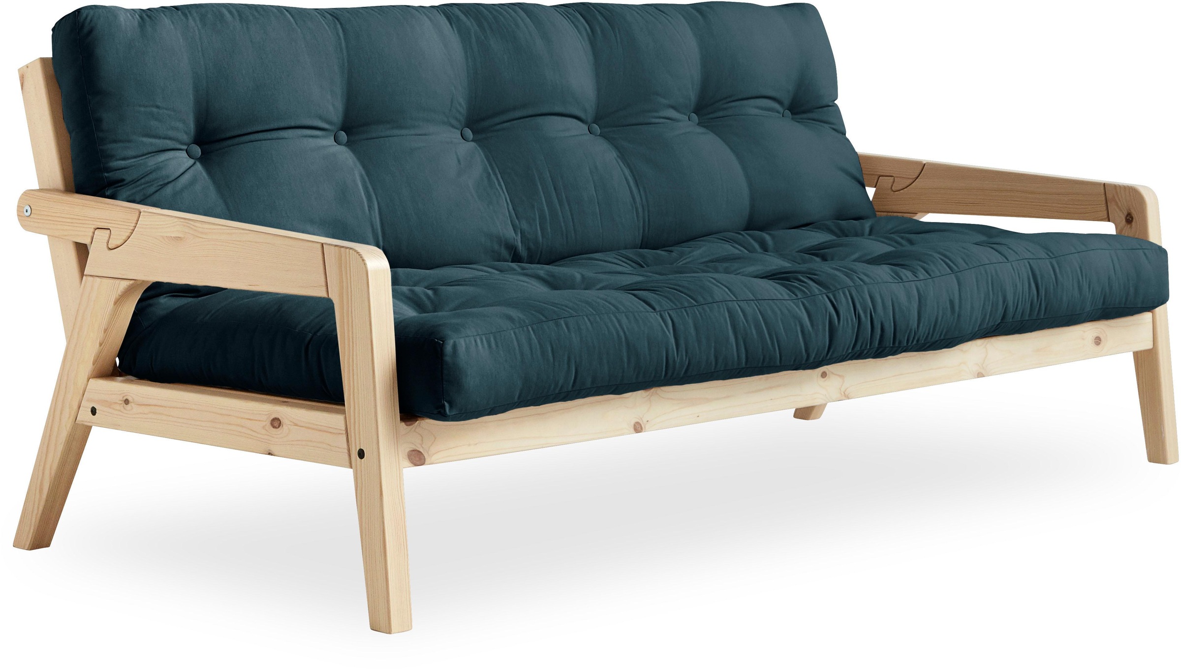 Karup Design Schlafsofa, Mit Holzstruktur, inkl. Futonmatratze, Liegefläche 130x190 cm