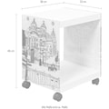 INOSIGN Beistelltisch »Cube«, mit gestalteten Glasseiten