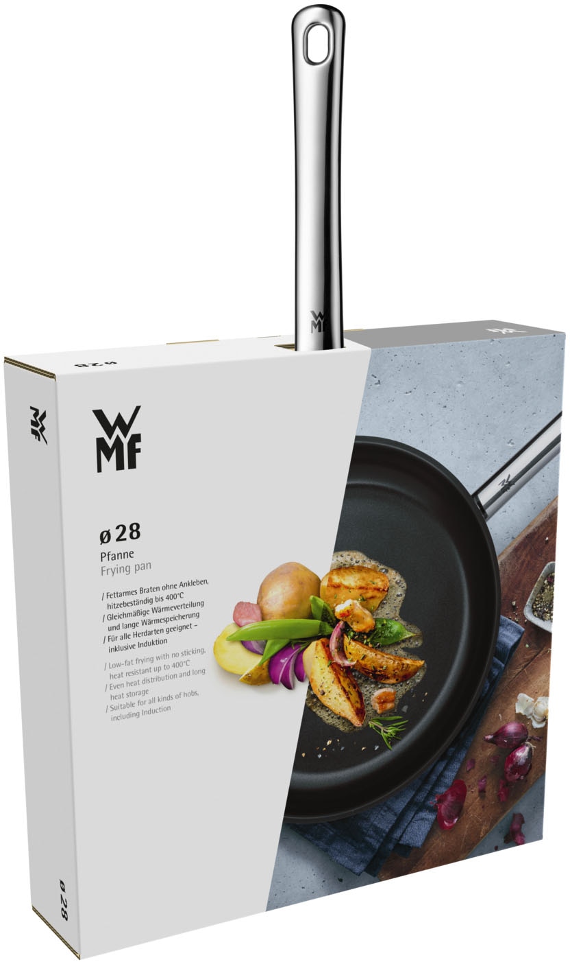 WMF Bratpfanne »Devil, Ø 28 cm, Pfanne Induktion mit Antihaftversiegelung« Cromargan® Edelstahl Rostfrei 18/10 1 Stk. tlg. TransTherm®-Allherdboden, für alle Herdarten geeignet, Edelstahlgriff