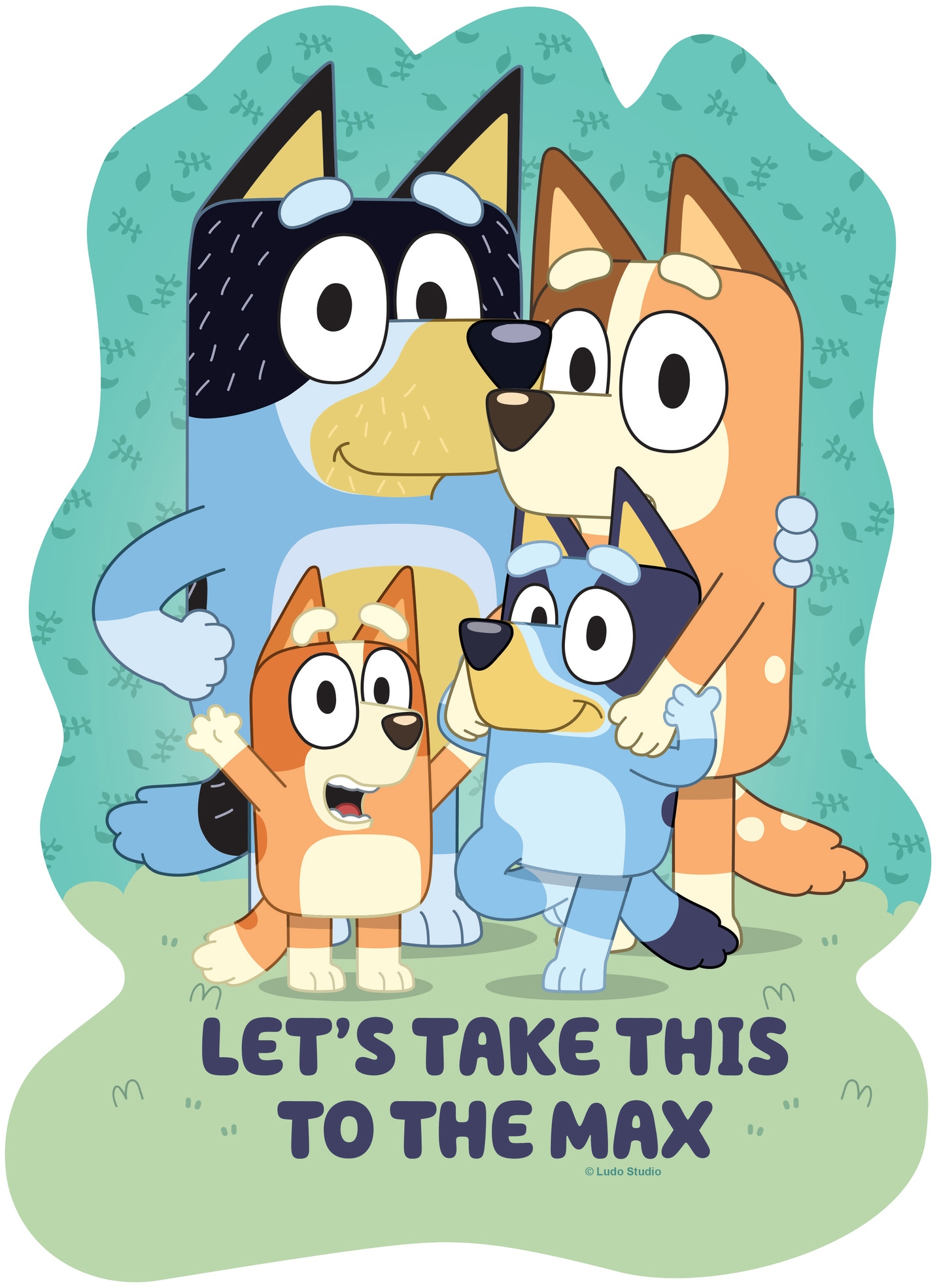 Ravensburger Konturenpuzzle »Bluey: Auf geht's!« Made in Europe