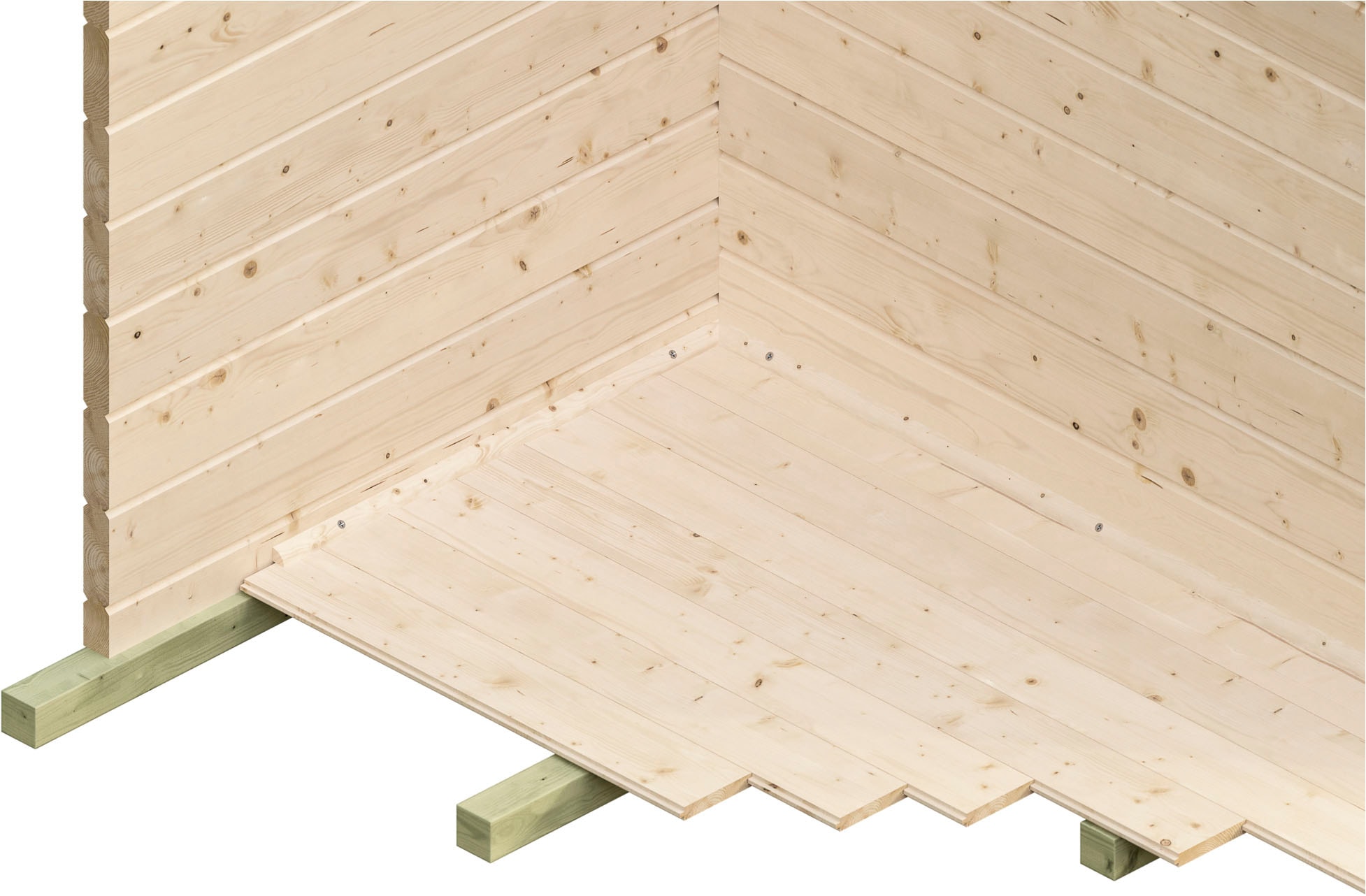 Skanholz Gartenhaus »Lugano 1« mit Lattung