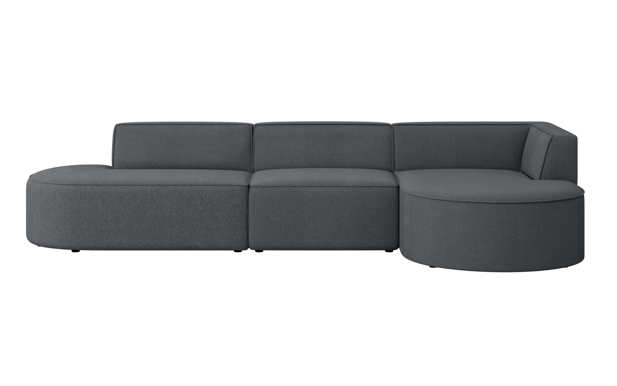 OTTO home Ecksofa »EIVIND Designer Sofa mit Ottomane rechts/links, B/T/H: 3 günstig online kaufen