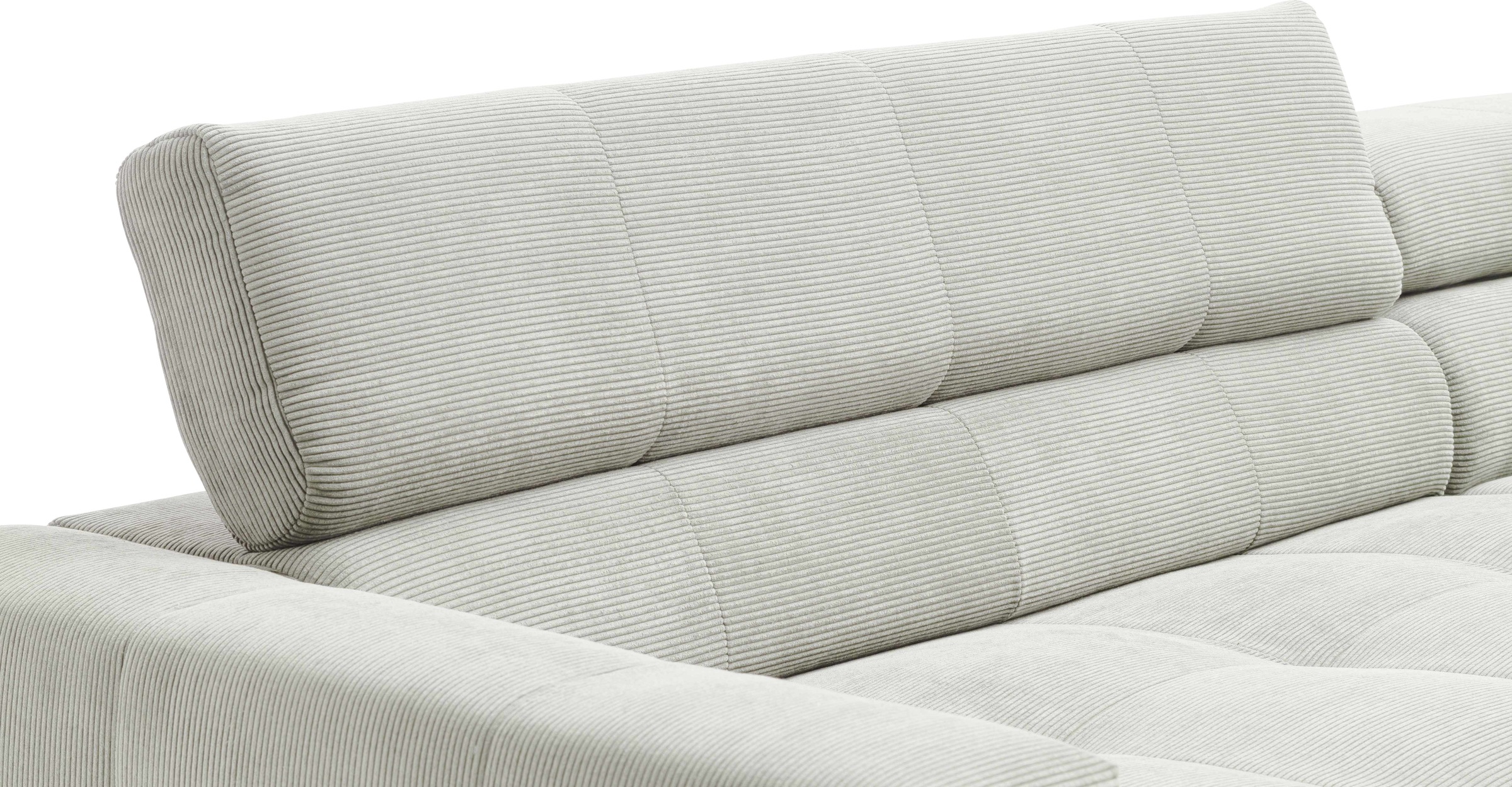 Home affaire Ecksofa »Claya, L-Form,  incl. Kopfteilverstellung, Breite 276 cm« wahlweise elektrischer Sitzvorzug