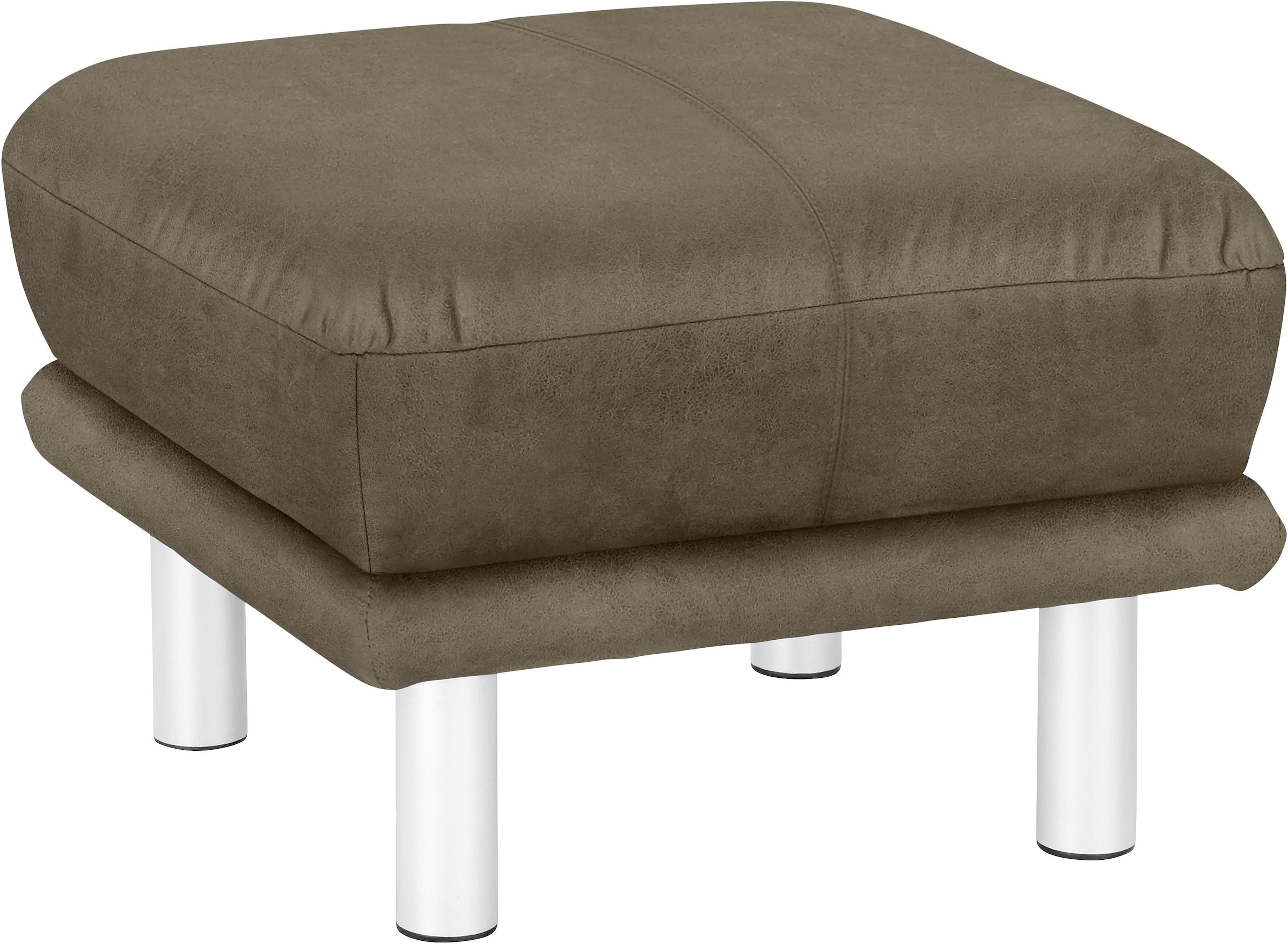 TRENDMANUFAKTUR Hocker »Cecilia II, modern und elegant, B/T 66/66cm« günstig online kaufen