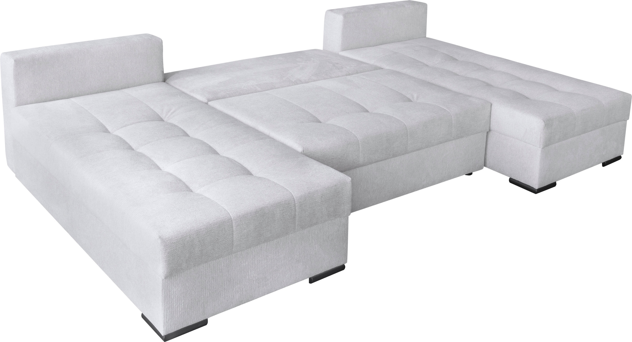 OTTO home Wohnlandschaft »U-Form Home System« 2 Ottomanen,Bonnelfederkern, Schlaffunktion