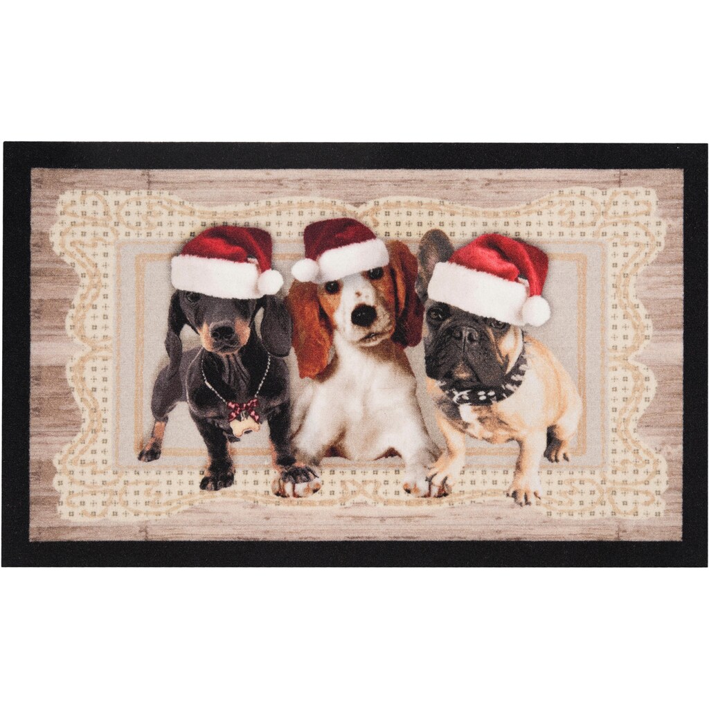HANSE Home Fußmatte »Christmas Dogs II«, rechteckig