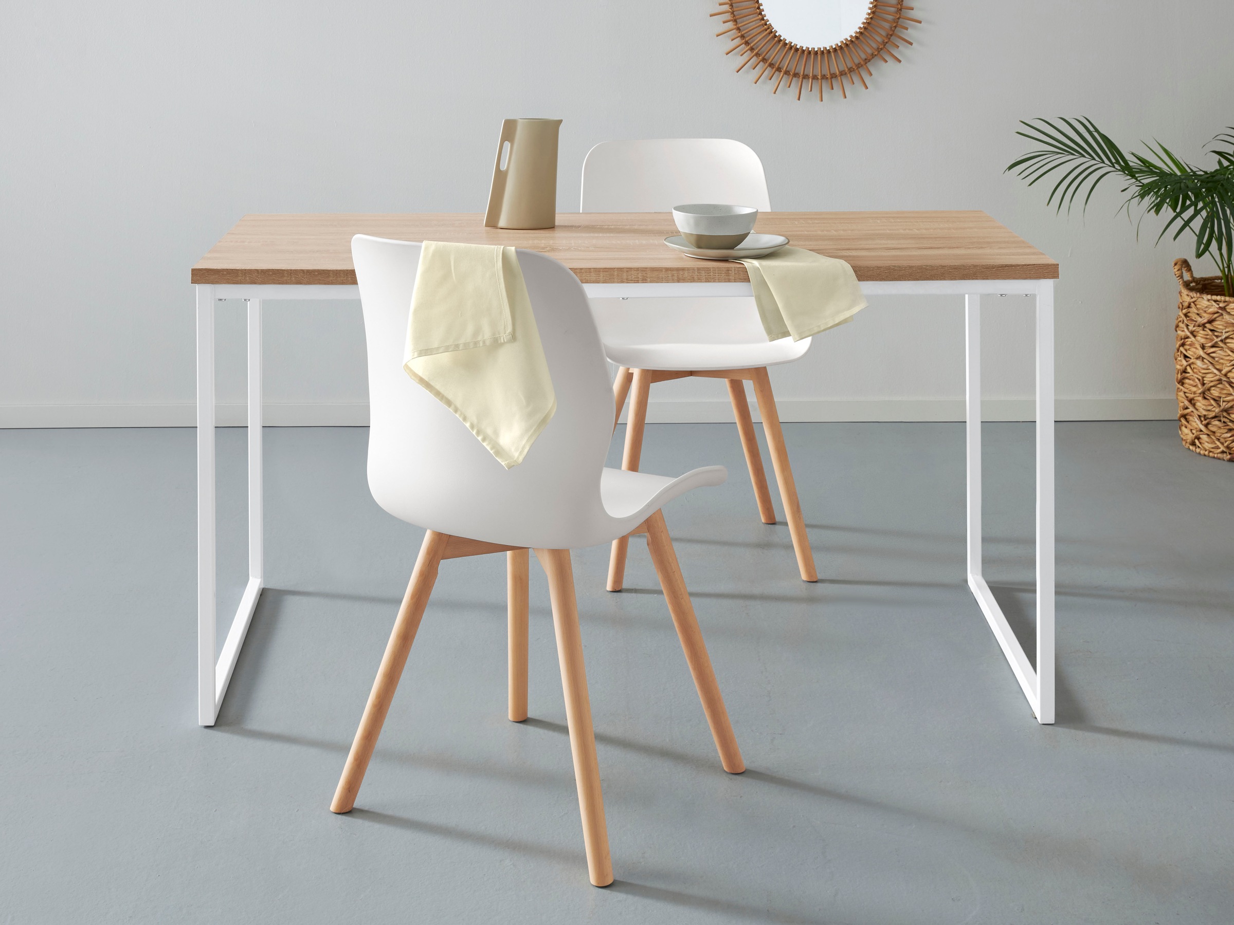 andas Esstisch »Hulsig« 1 Stk. tlg. mit Tischplatte in einer Holzoptik und günstig online kaufen