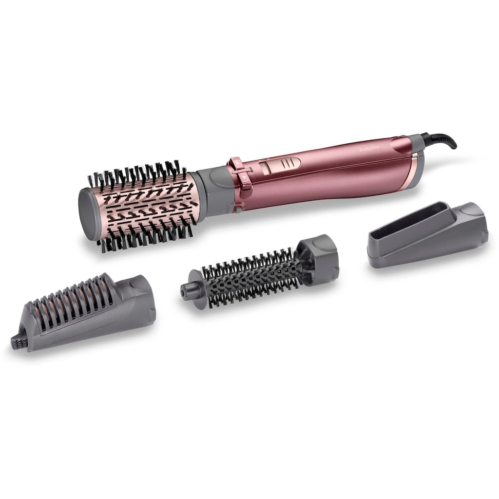 BaByliss Warmluftbürste »AS960E Beliss Big Hair«, 4 Aufsätze}, rotierender Heißluftstyler mit 4 Aufsätzen inkl.Tasche