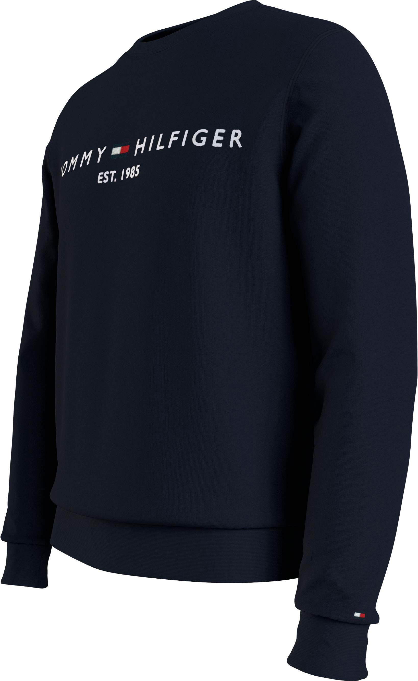 Tommy Hilfiger Sweatshirt »TOMMY LOGO SWEATSHIRT«, mit klassischem Rundhalsausschnitt