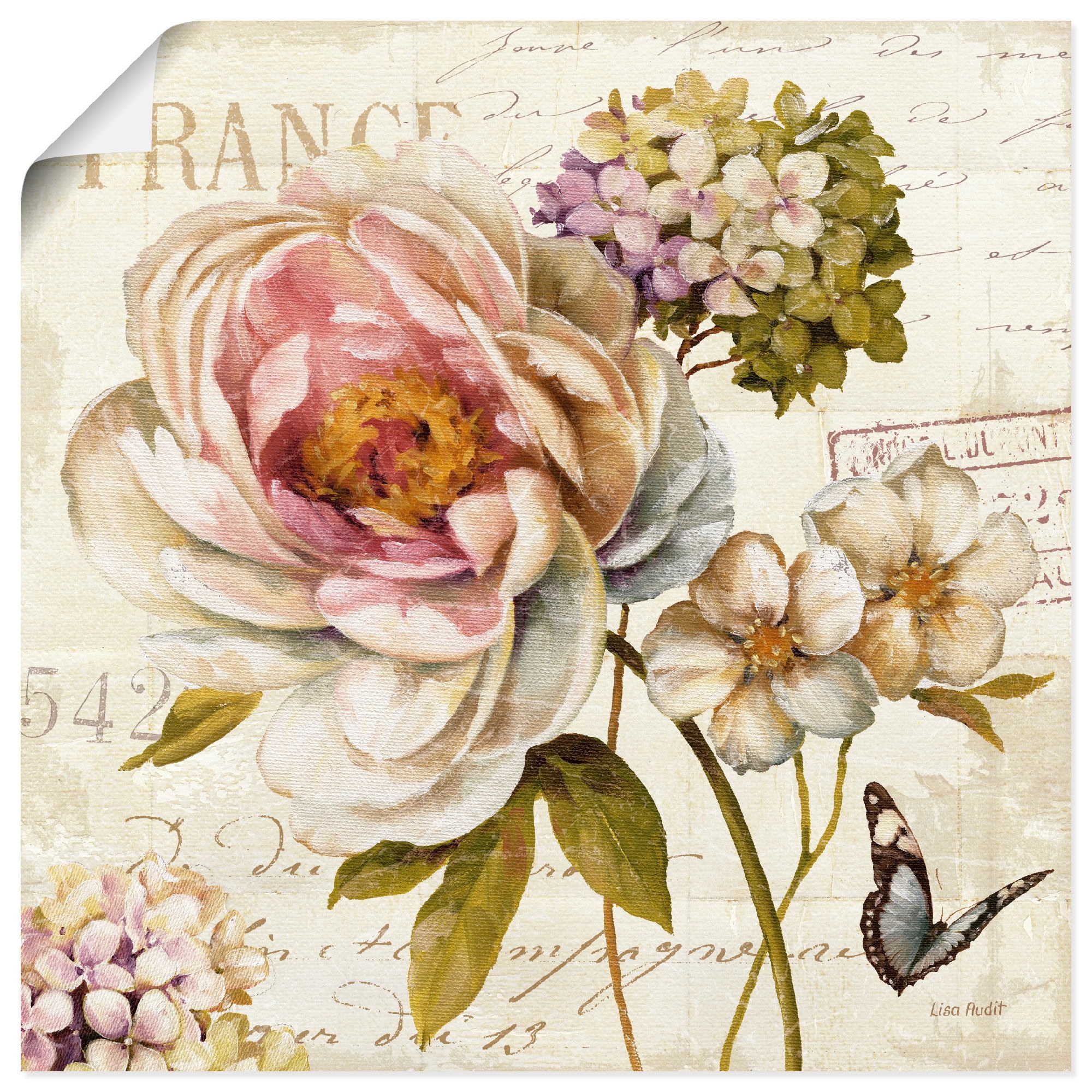 Raten oder als Wandaufkleber (1 in Blumen, Artland Größen Leinwandbild, III«, Poster versch. St.), »Blumen auf Wandbild bestellen