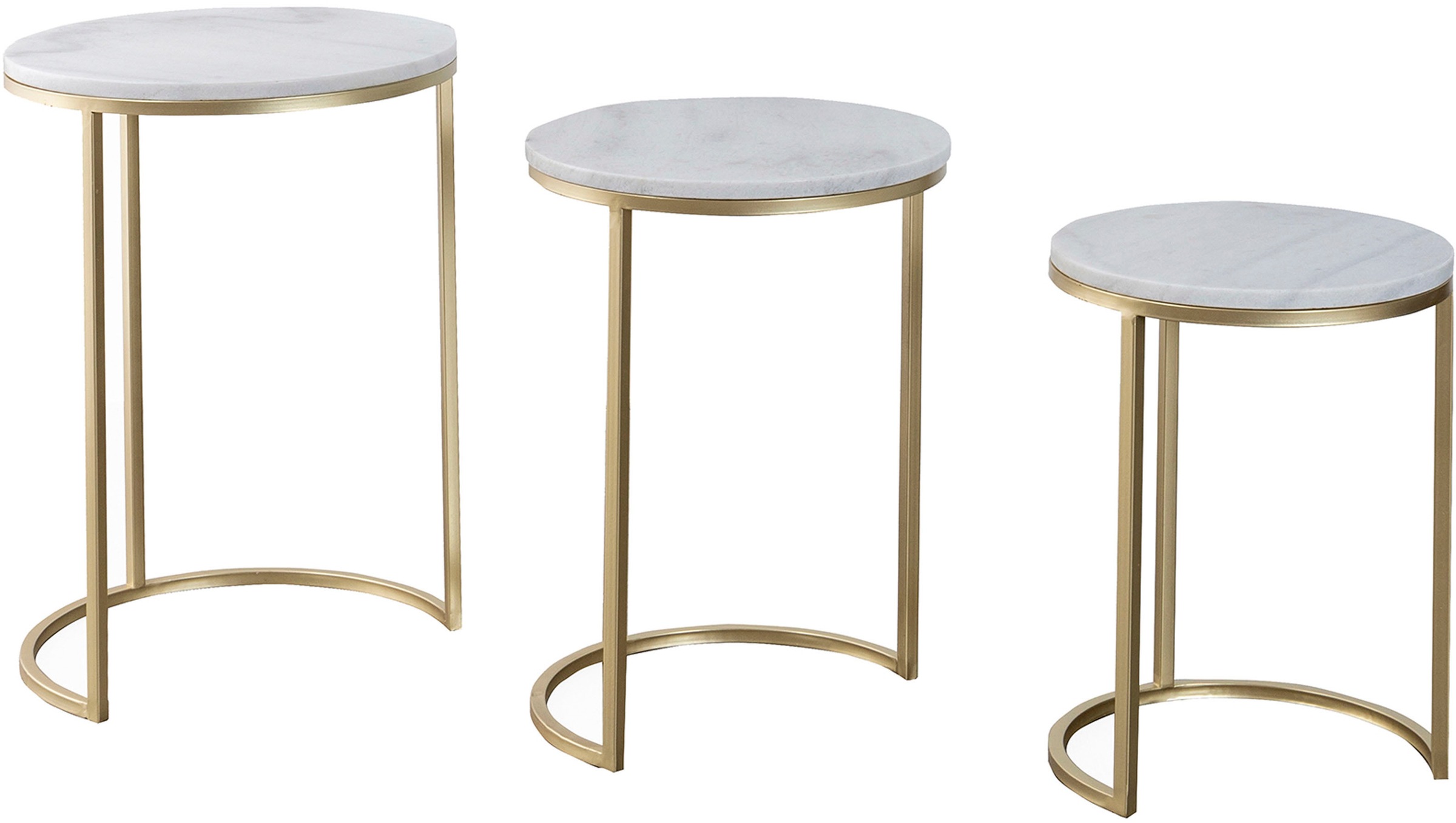 Kayoom Beistelltisch »Tria 125 3er-Set, faszinierend und auflockernd«, (Set günstig online kaufen