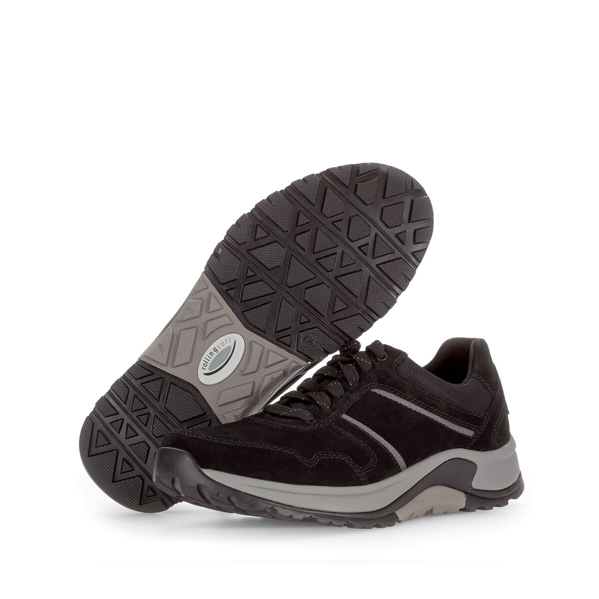 Gabor Sneaker »rollingsoft Sneaker low Materialmix Leder/Textil«