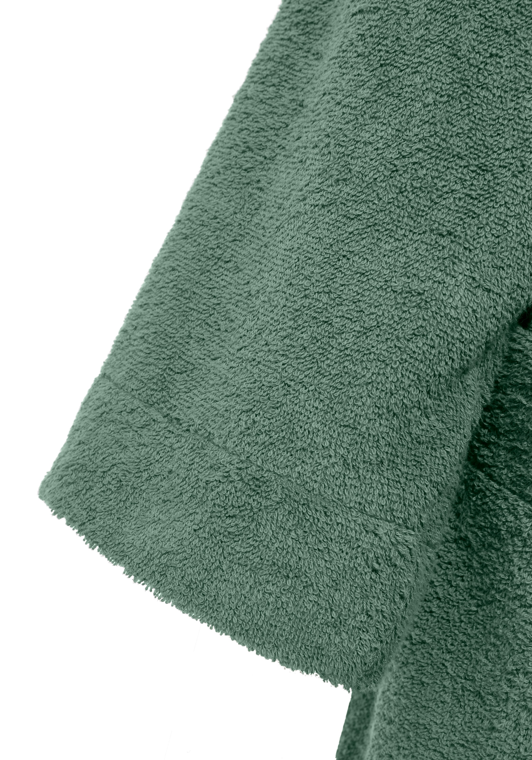 Bruno Banani Unisex-Bademantel »Robby, ideal für Sauna & Spa, Hotelbademantel, Morgenmantel«, (1 St.), Damen & Herren Bademäntel, Baumwolle, mit Taschen, Reise, Sauna, S-3XL