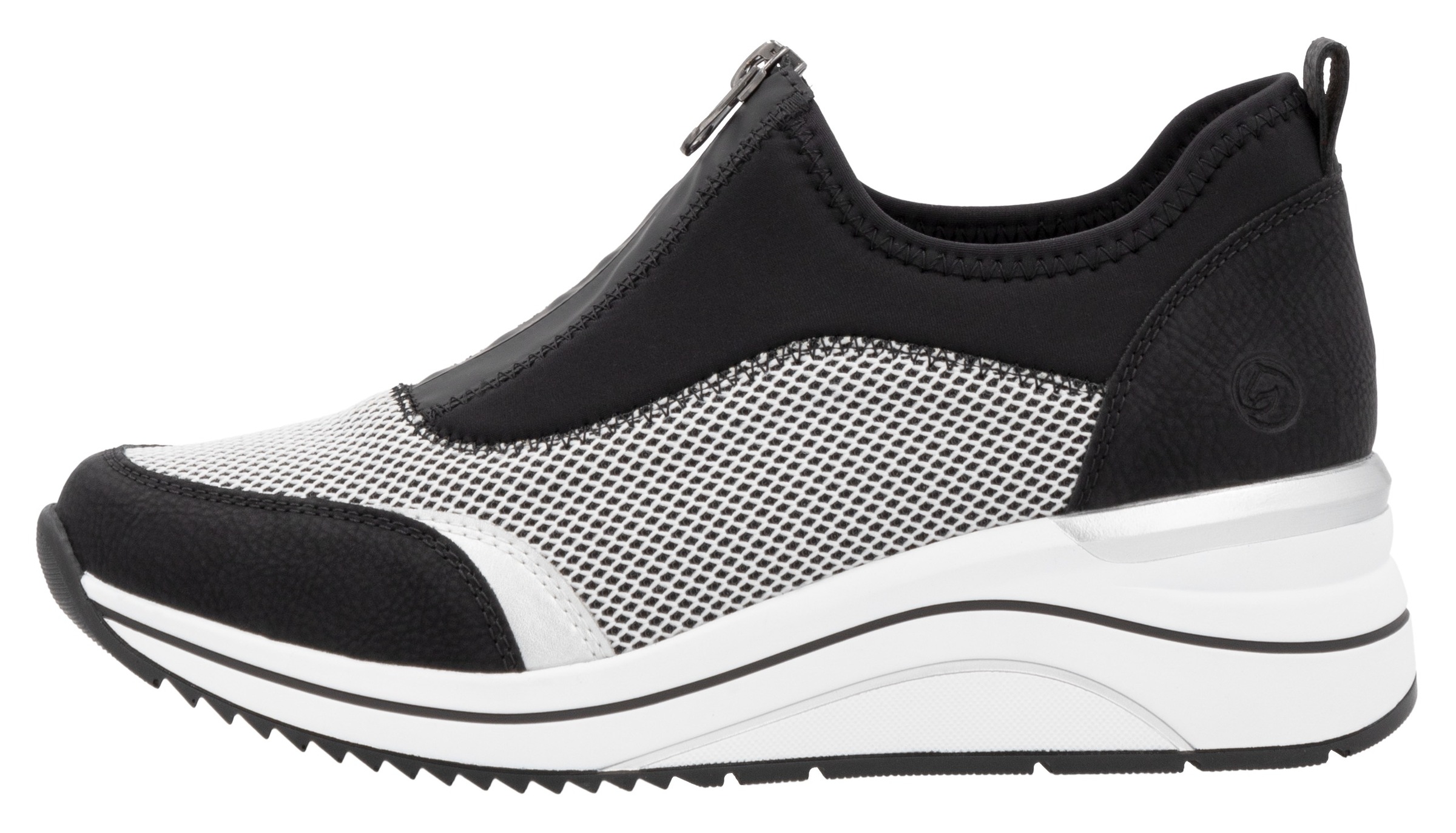 Remonte Slip-On Sneaker, Freizeitschuh, Halbschuh, Slipper in veganer Verarbeitung