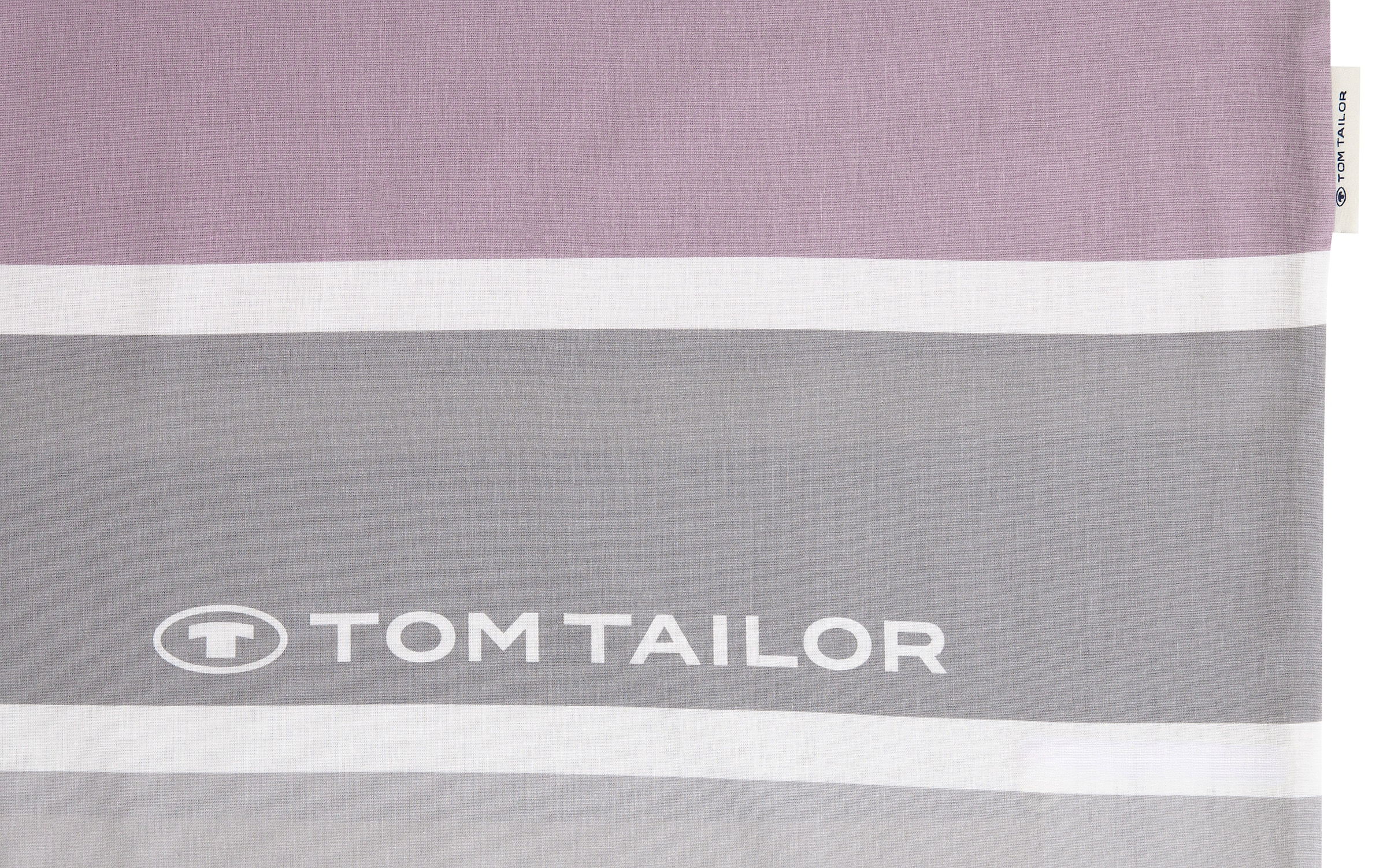 TOM TAILOR HOME Bettwäsche »Felix in Gr. 135x200 oder 155x220 cm«, mit GRATIS-Zugabe: Gästehandtuch (100% Baumwolle), mit Reißverschluss