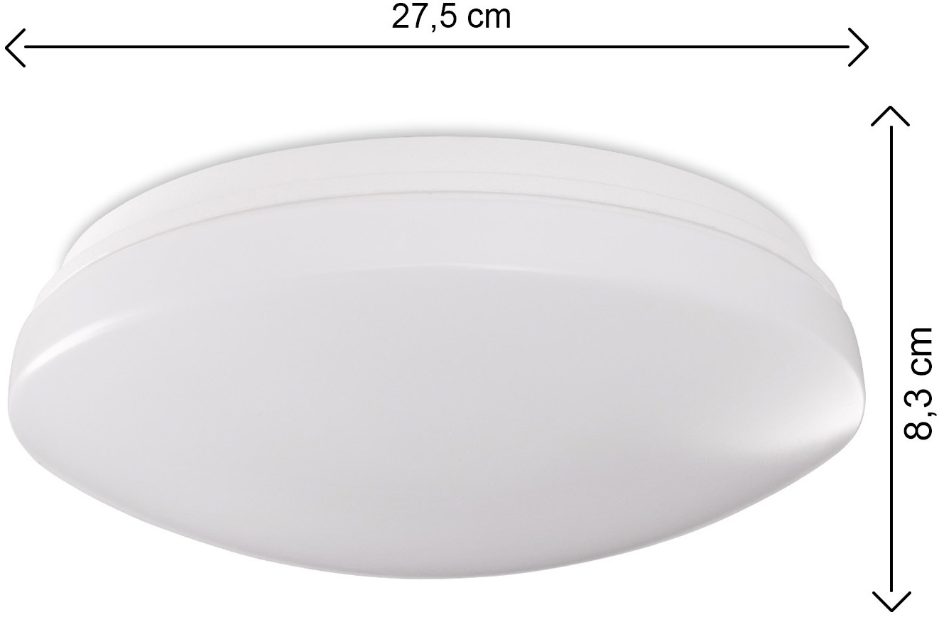 Paco Home Wandleuchte »KENU«, LED Lampe Deckenleuchte, Bad, IP44 spritzwassergeschützt, dimmbar