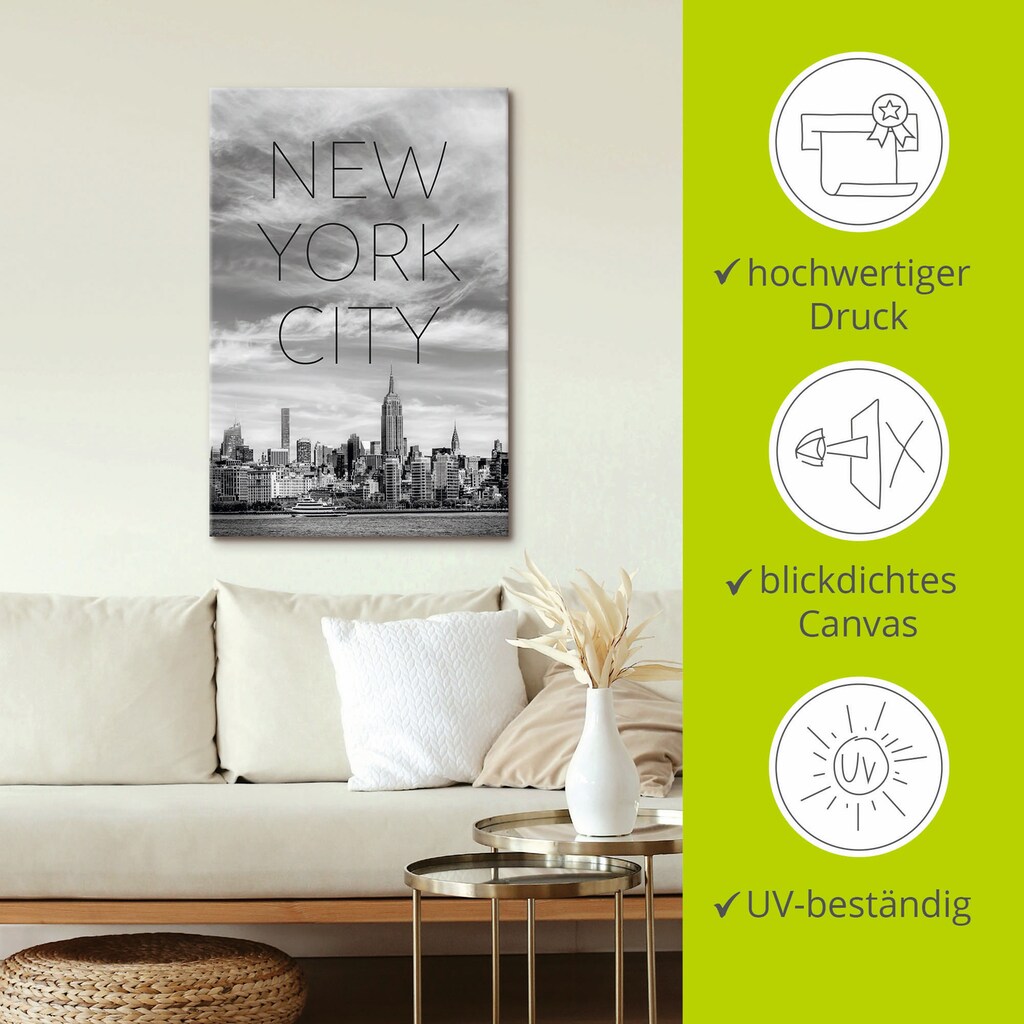 Artland Wandbild »NYC Midtown Manhattan«, New York, (1 St.)