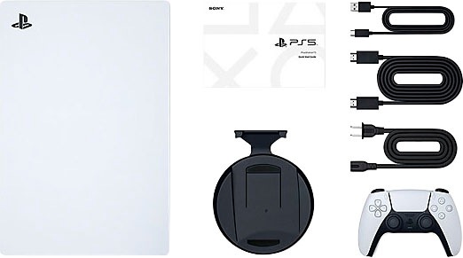 9. Bild von PlayStation 5 Spielekonsole »-Digital Edition«, inkl. Pulse 3D Headset schwarz