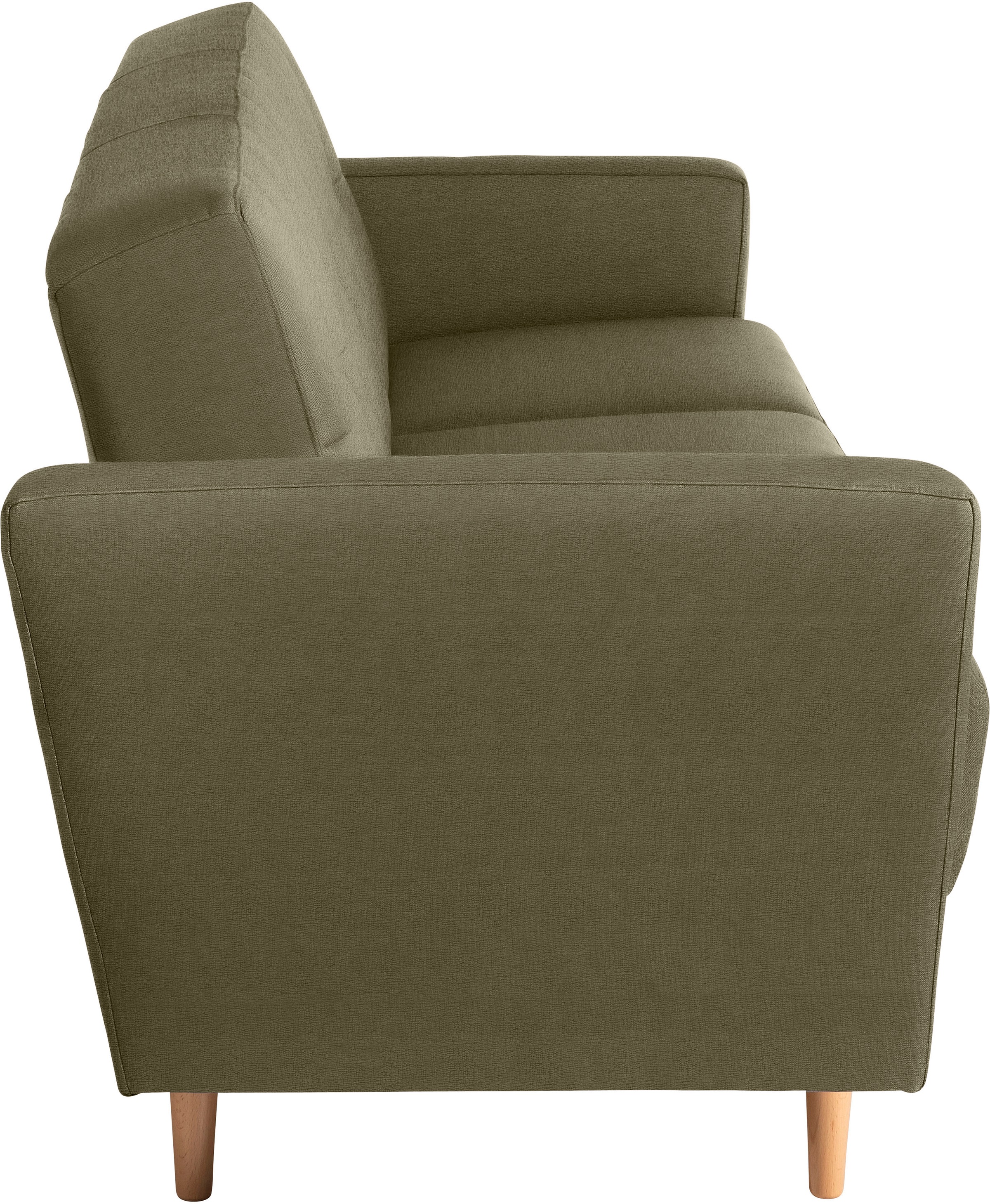Max Winzer® 3-Sitzer »Jesper Kippcouch mit komfortablem Federkern, klassisch und modern«, Schlafsofa mit Knopfheftung im Rücken, inklusive Bettkasten