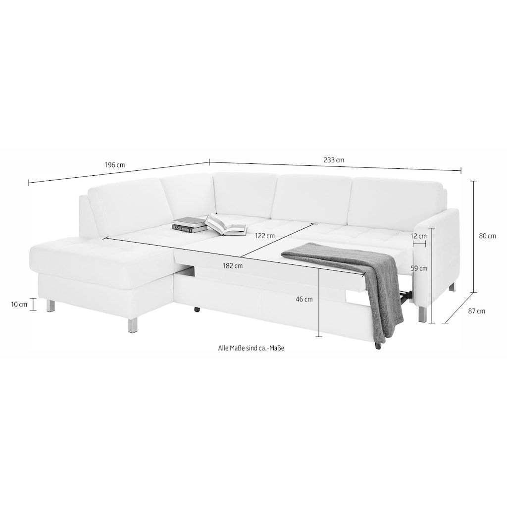 sit&more Ecksofa »Pablo«