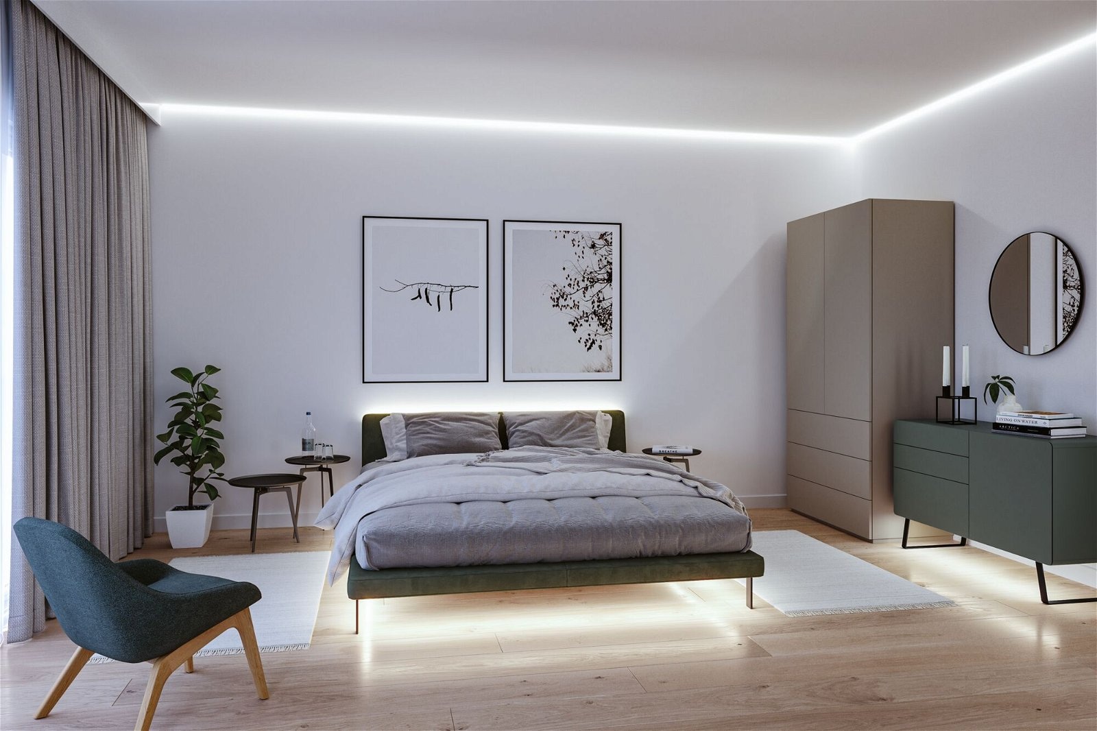 Paulmann LED-Streifen »MaxLED 500 Basis Set 3m Daylight 6500K 19W 230/24V silber Kunststoff«, 1 St.-flammig, Full-Line COB