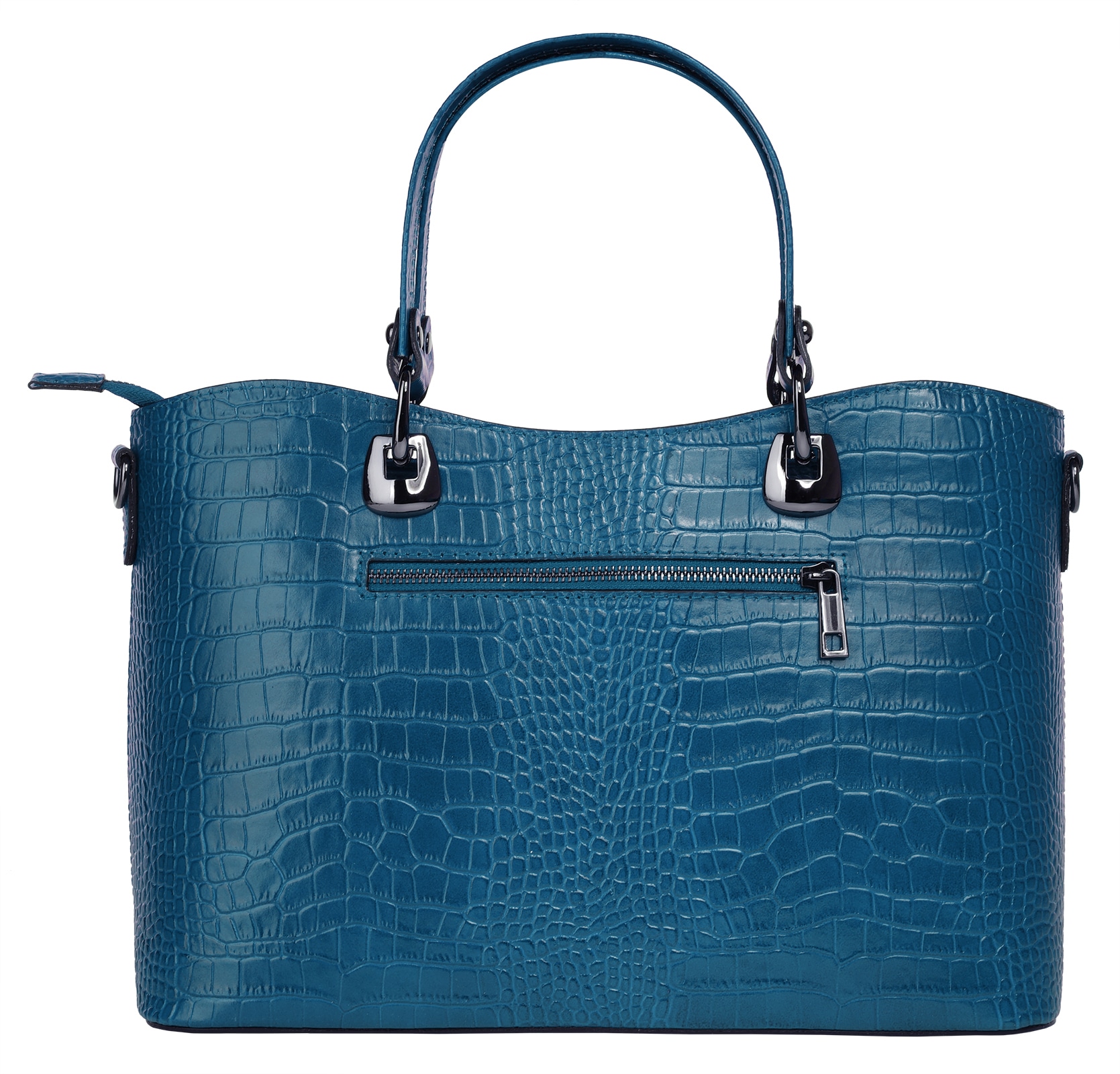 Cluty Henkeltasche, echt Leder, Made in Italy