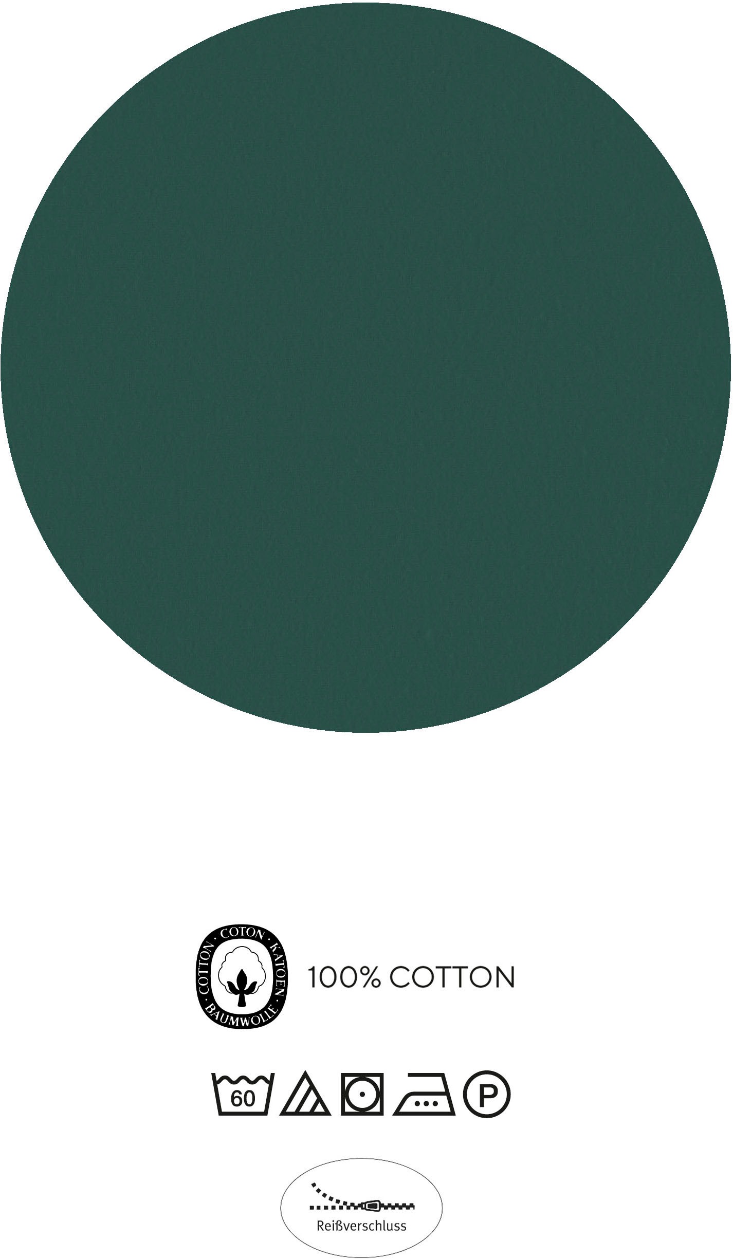 Biberna Bettwäsche »0004106« 2 Stk. wohlig warm + weich, pflegeleicht, 100% Baumwolle, Reißverschluss