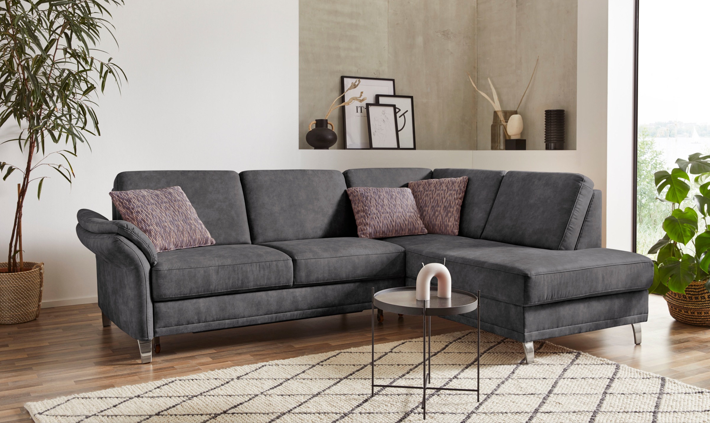 sit&more Ecksofa "Clio L-Form", wahlweise mit Bettfunktion und Bettkasten, günstig online kaufen